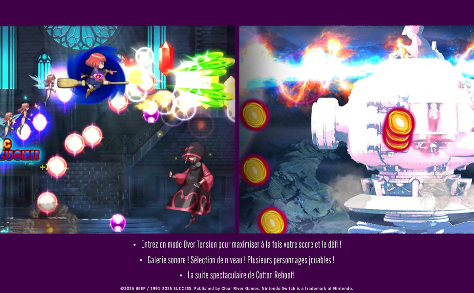 Cotton Reboot! High Tension! PS5 - Jeux Vidéo Physique - Clear River Games - Shop Just for Games
