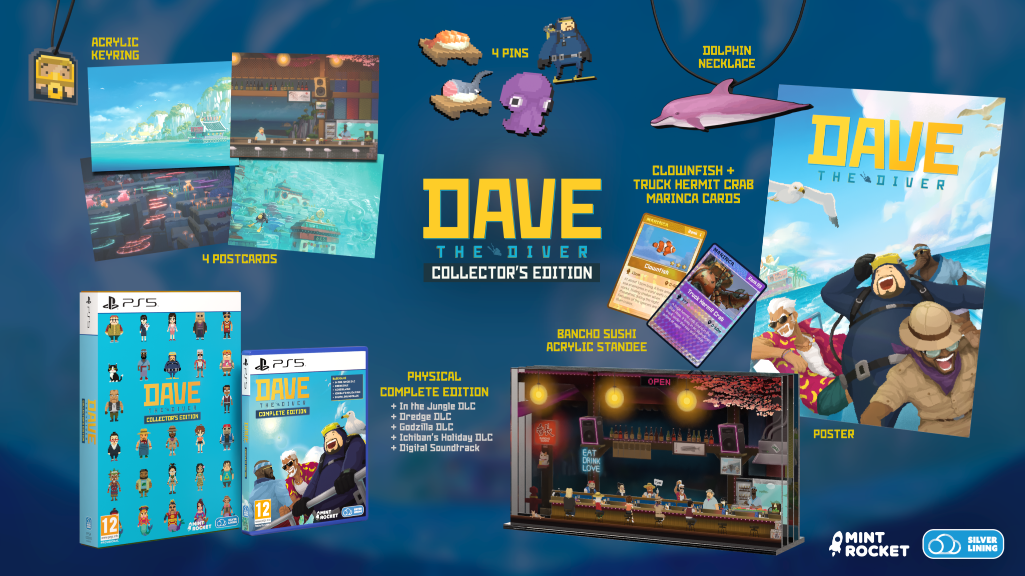 Dave the Diver Collector Edition PS5 - Jeux Vidéo Physique - SILVER LINING - Shop Just for Games