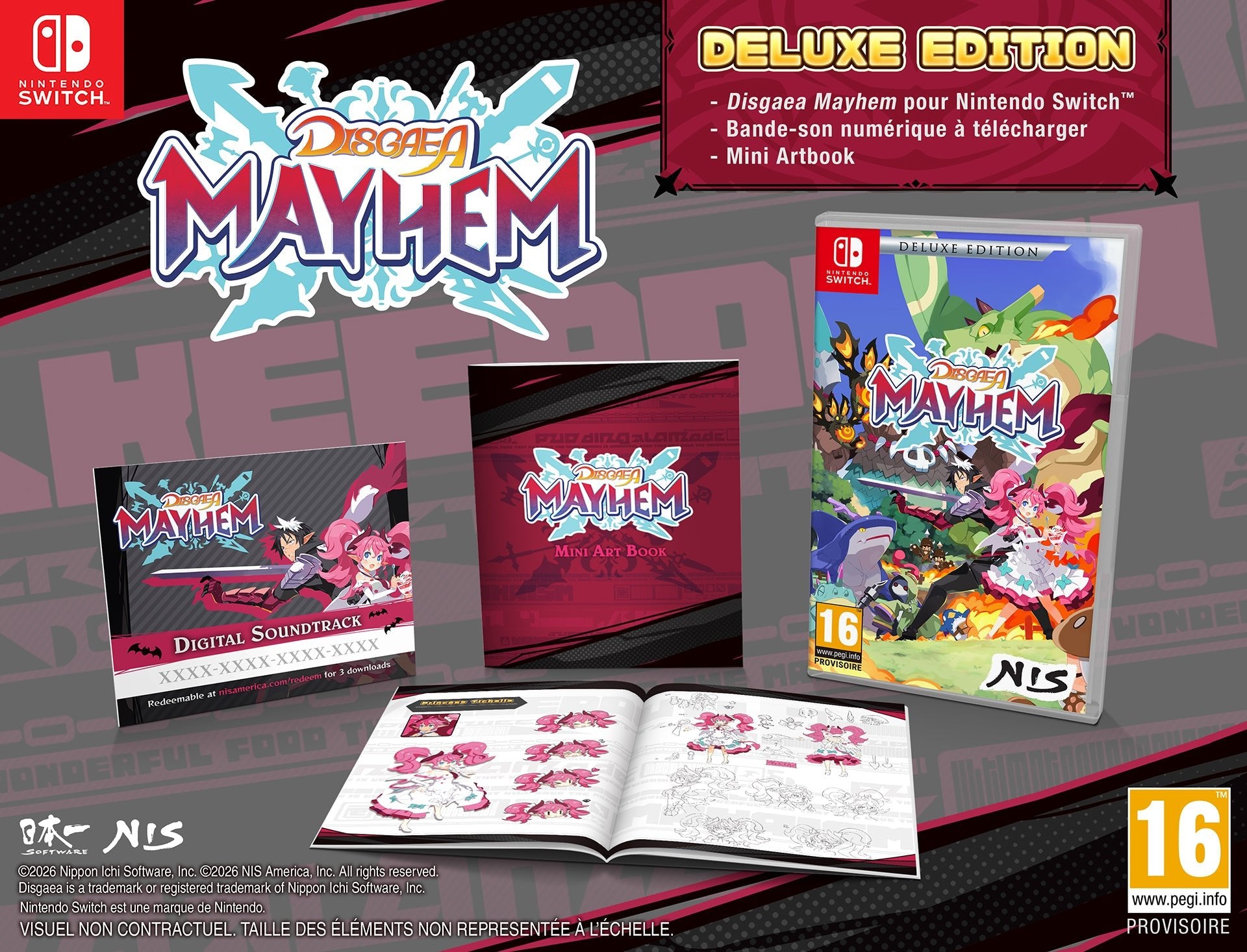 Disgaea Mayem Deluxe Edition SWITCH - Jeux Vidéo Physique - NIS America - Shop Just for Games