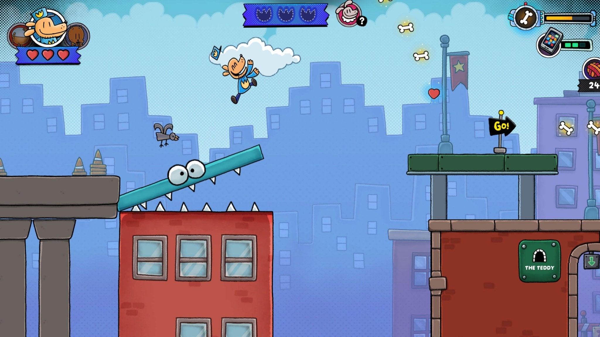 Dog Man Bark in Action Nintendo Switch - Jeux Vidéo Physique - UIE - Shop Just for Games