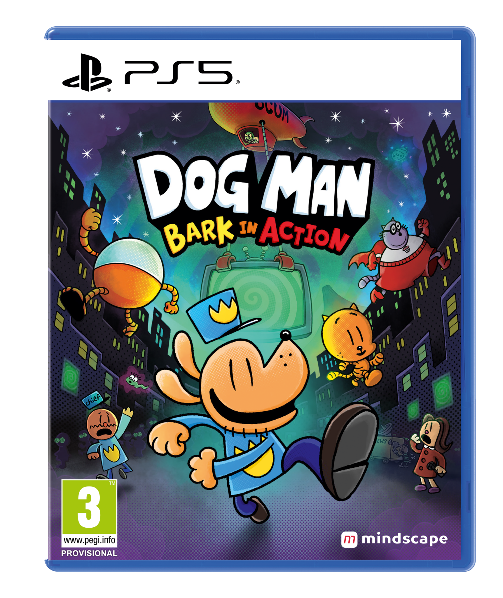 Dog Man Bark in Action PS5 - Jeux Vidéo Physique - UIE - Shop Just for Games