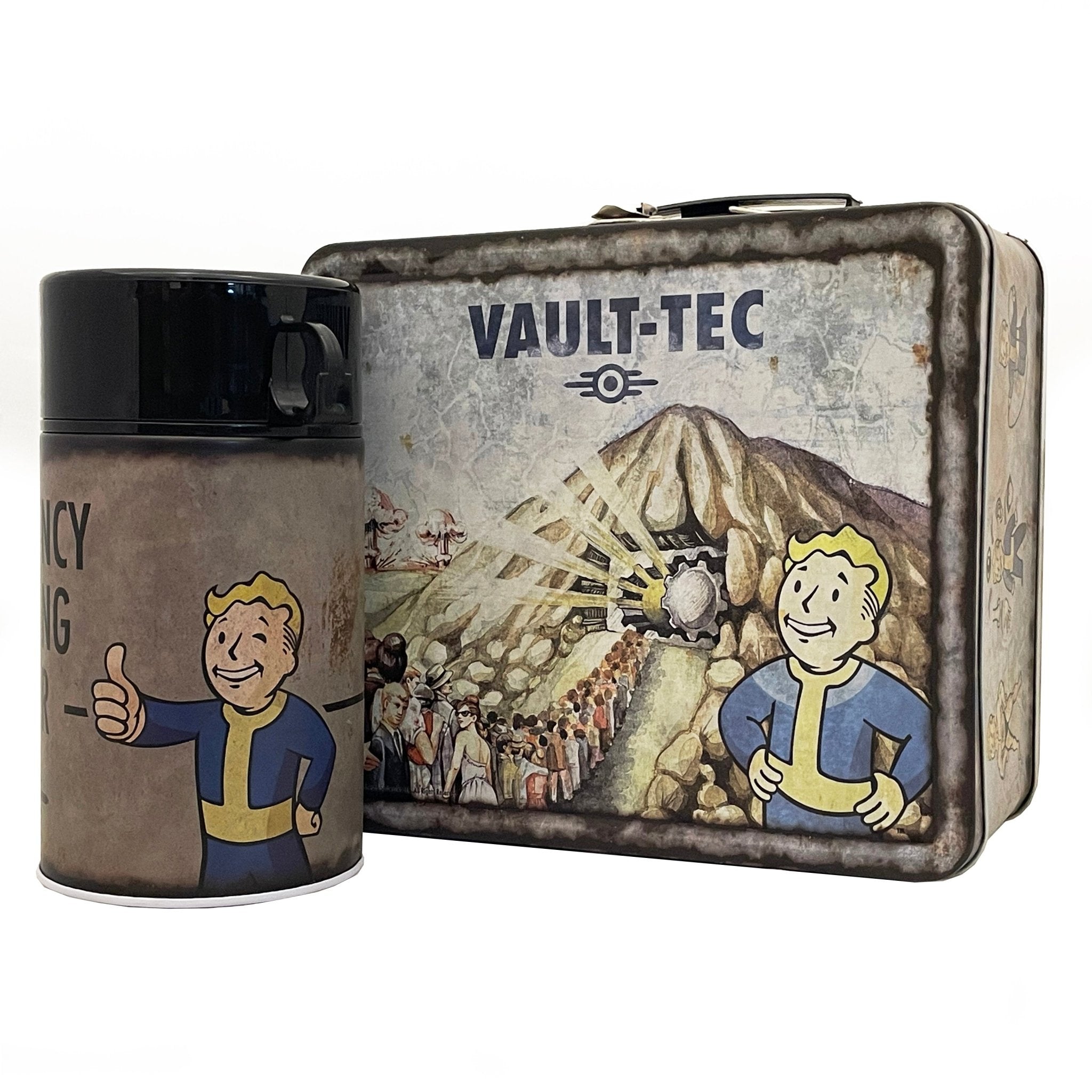 Fallout Weathered Vault - Tec Lunchbox & Flask - Lunch Boxe - UIE - Shop Just for Games