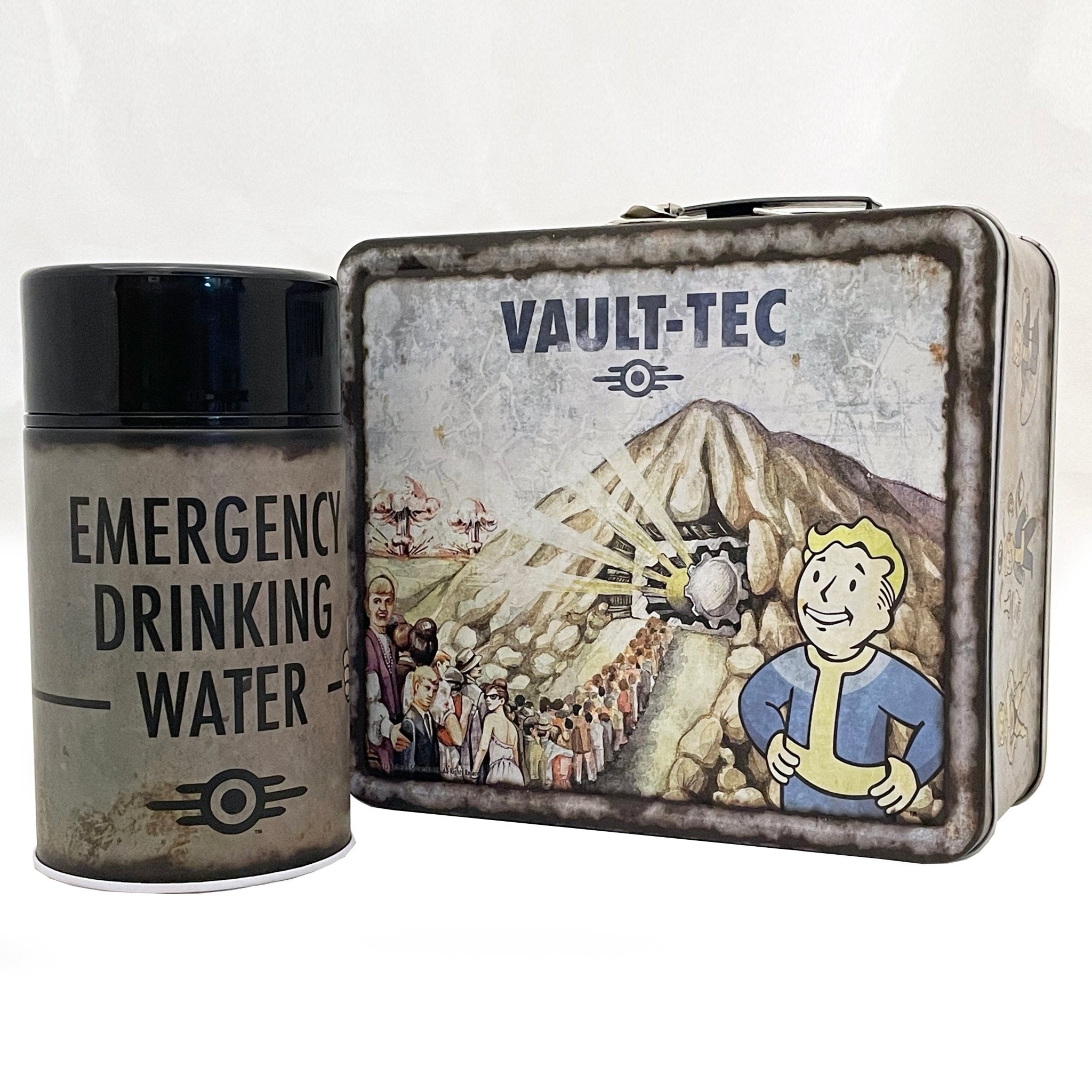 Fallout Weathered Vault-Tec Lunchbox & Flask