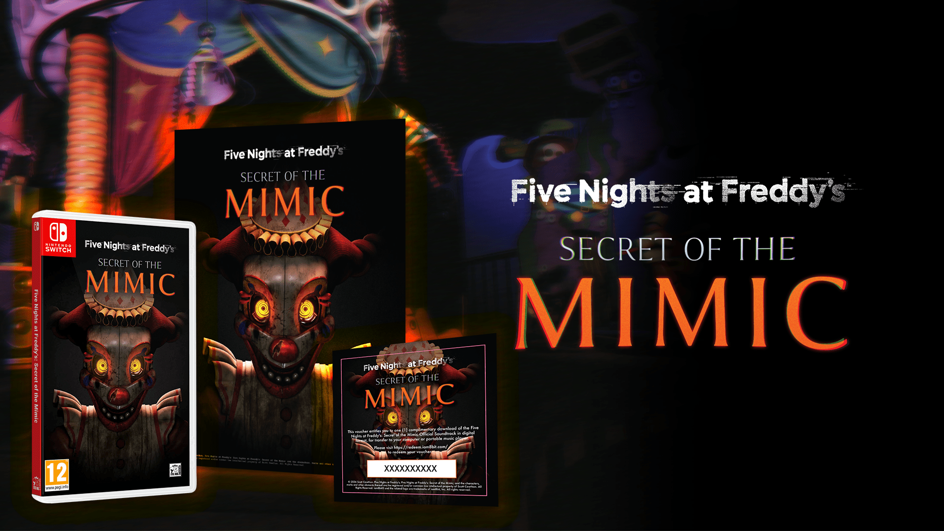 Five Nights at Freddy's Secret of the Mimic Nintendo Switch - Jeux Vidéo Physique - UIE - Shop Just for Games