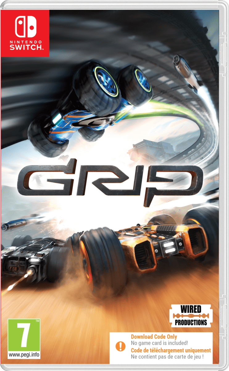 GRIP Combat Racing Nintendo SWITCH (Code de téléchargement) - Jeux Vidéo Code de Téléchargement - WIRED PRODUCTION - Shop Just for Games