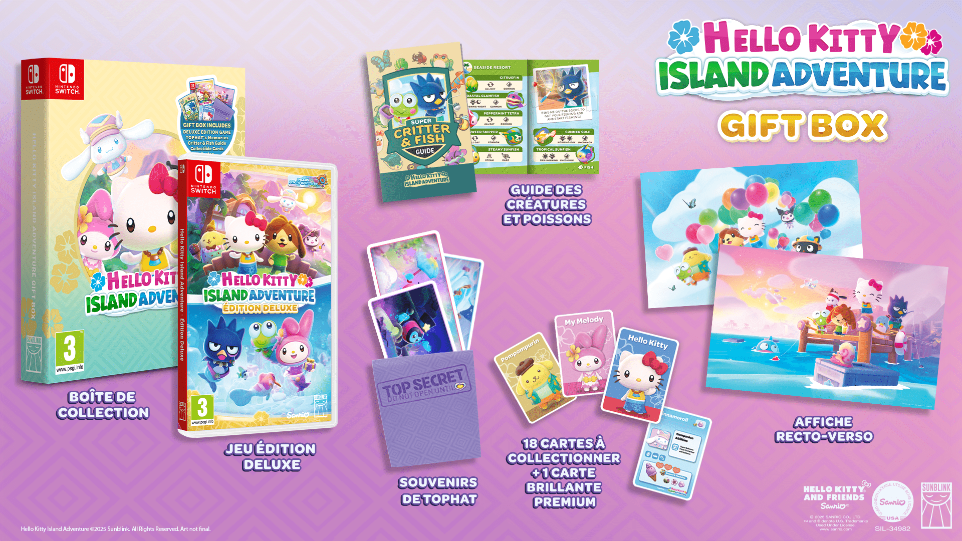 Hello Kitty Island Adventure Gift Pack Nintendo Switch - Jeux Vidéo Physique - UIE - Shop Just for Games