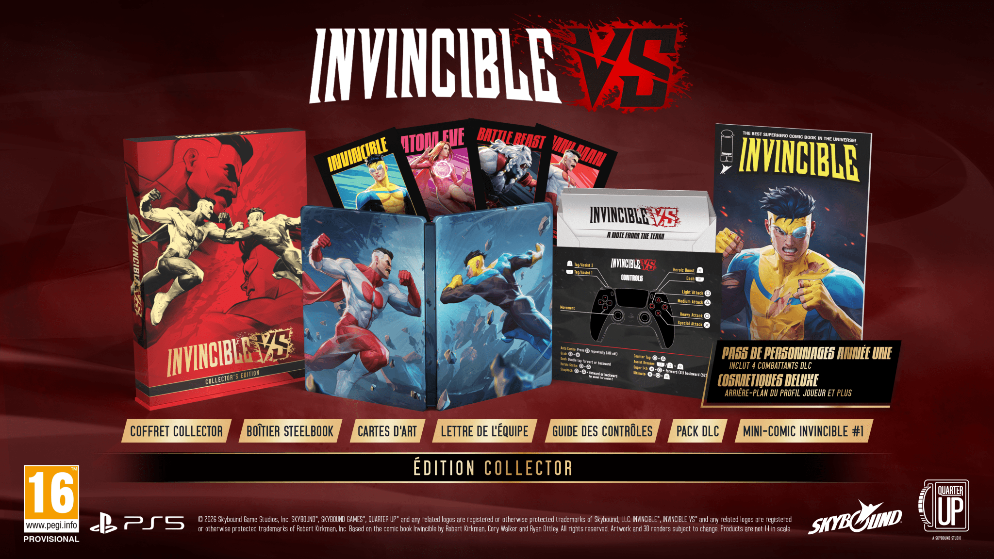 Invincible VS Collector’s Edition PS5 - Jeux Vidéo Physique - SKYBOUND - Shop Just for Games