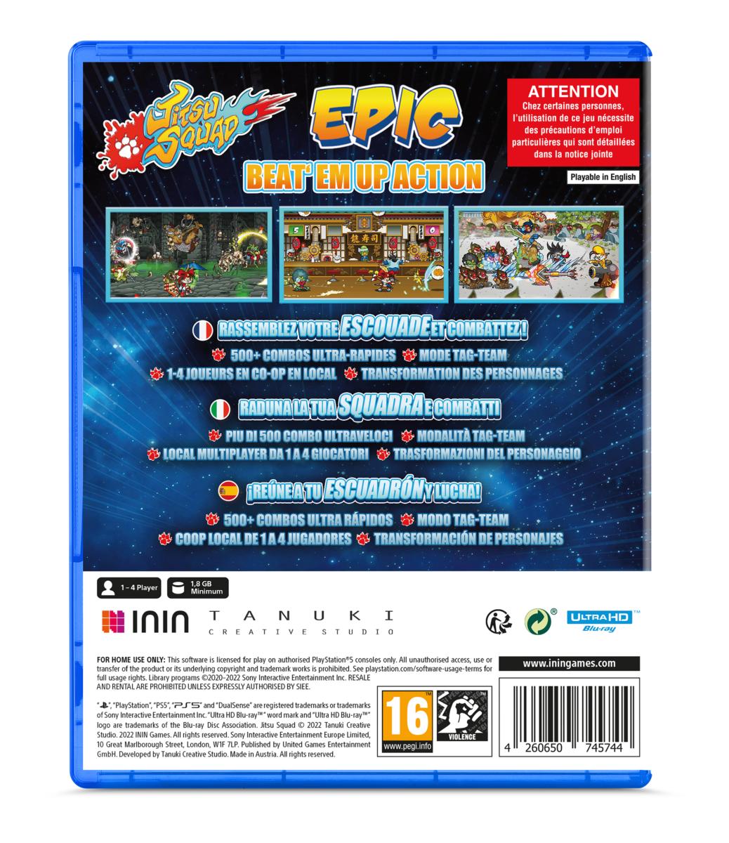 Jitsu Squad PS5 - Jeux Vidéo Physique - ININ - Shop Just for Games