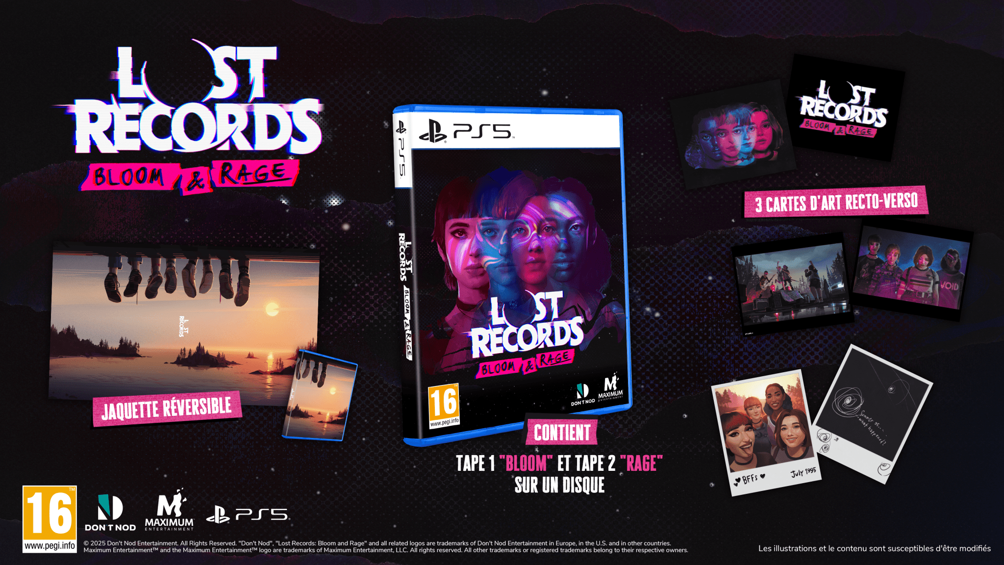 Lost Records Bloom and Rage PS5 - Jeux Vidéo Physique - Maximum Entertainment - Shop Just for Games