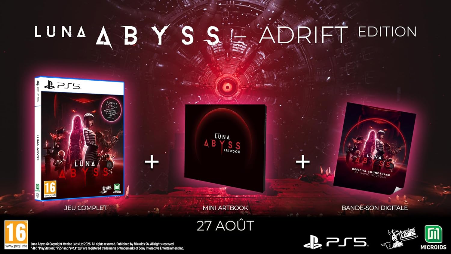 LUNA ABYSS - Adrift Edition Playstation 5 - Jeux Vidéo Physique - MICROIDS - Shop Just for Games