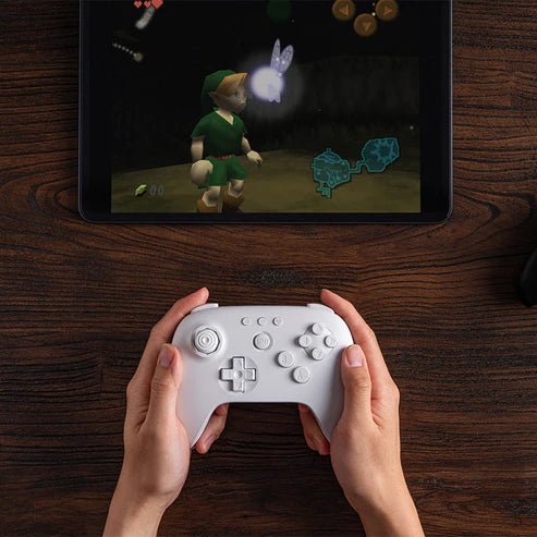 Manette 8BitDo 64 Bluetooth édition blanche - Compatible Analogue 3D, Switch 1 et 2, PC, Mobile (Copie) - Manettes - 8Bitdo - Shop Just for Games