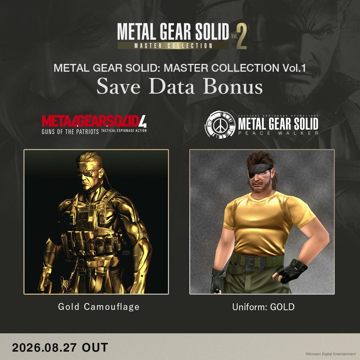 Metal Gear Solid: Master Collection Volume 2 Day One Edition Nintendo