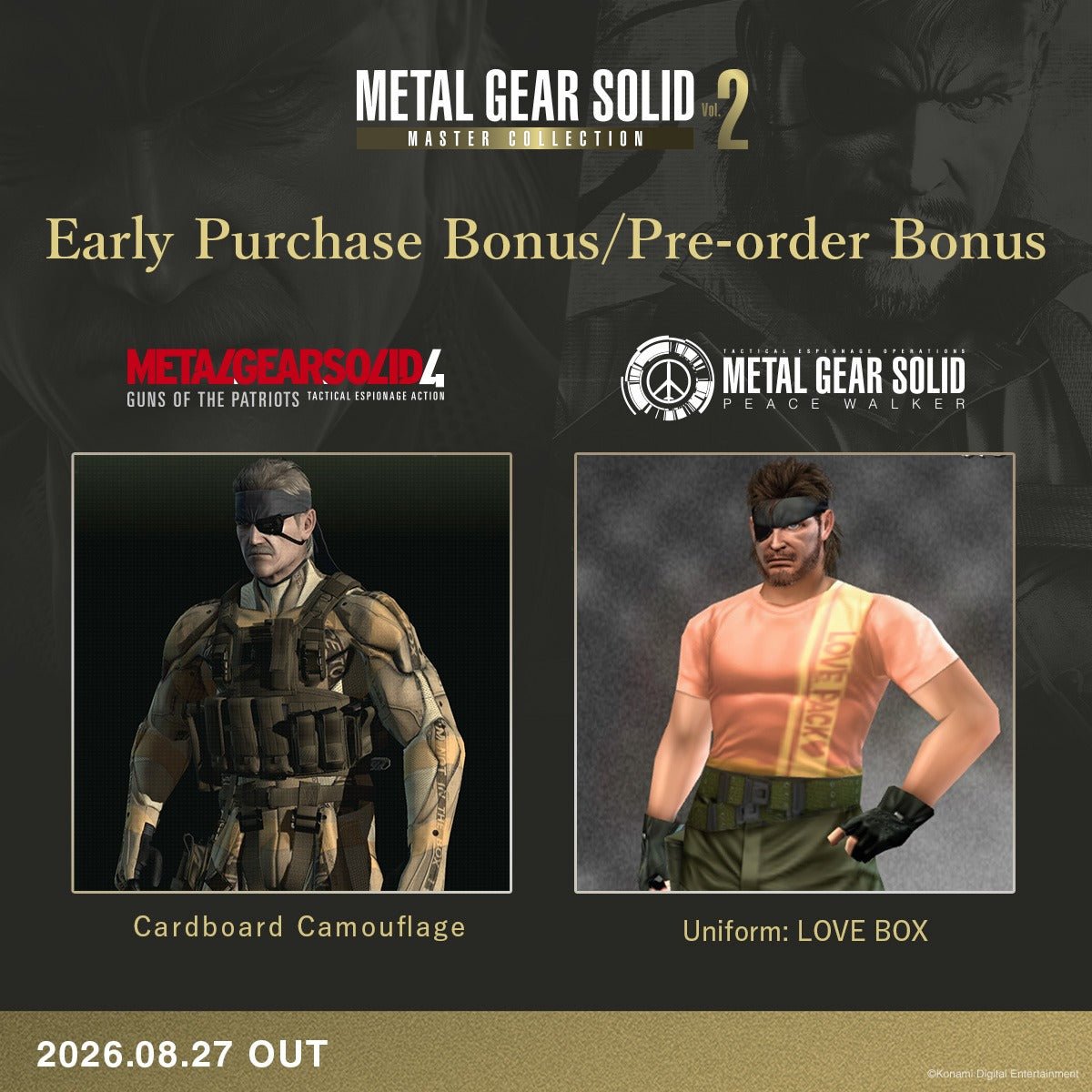 Metal Gear Solid: Master Collection Volume 2 Day One Edition Xbox Series X - Jeux Vidéo Physique - Konami - Shop Just for Games