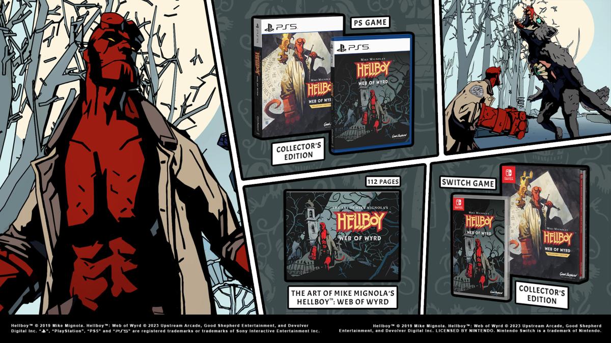 Mike Mignola's Hellboy Web of Wyrd Collector's Edition PS5 - Jeux Vidéo Physique - GOOD SHEPHERD - Shop Just for Games