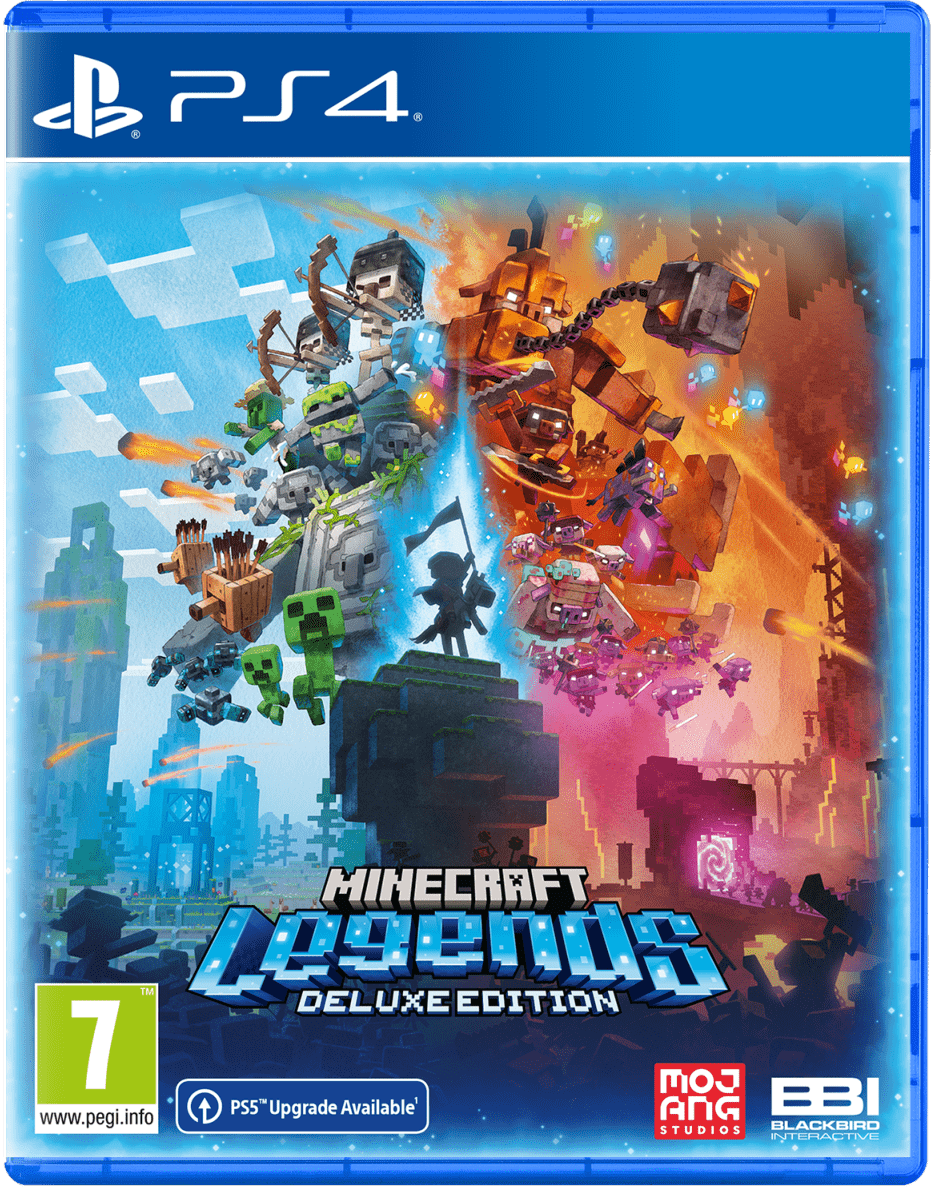 Minecraft Legends Deluxe Edition PS4 - Jeux Vidéo Physique - Mojang Studios - Shop Just for Games