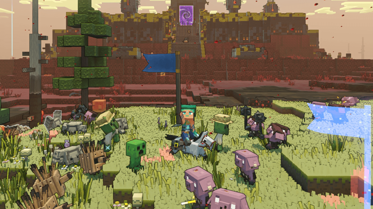 Minecraft Legends Deluxe Edition PS4 - Jeux Vidéo Physique - Mojang Studios - Shop Just for Games