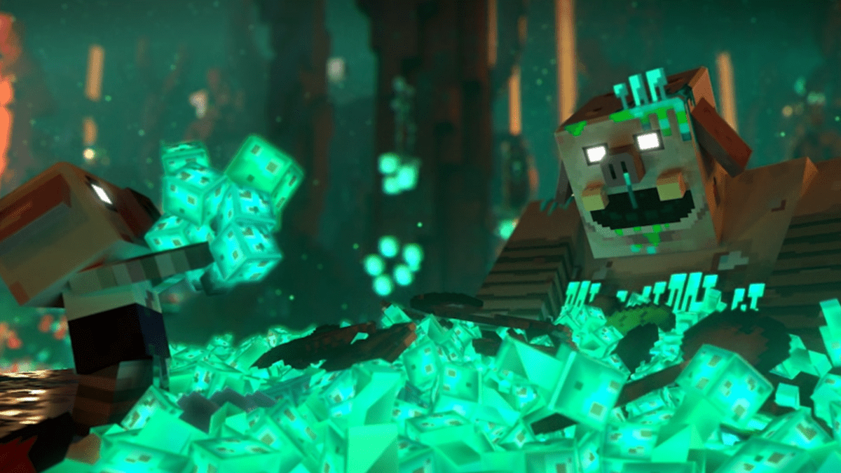 Minecraft Legends Deluxe Edition PS4 - Jeux Vidéo Physique - Mojang Studios - Shop Just for Games