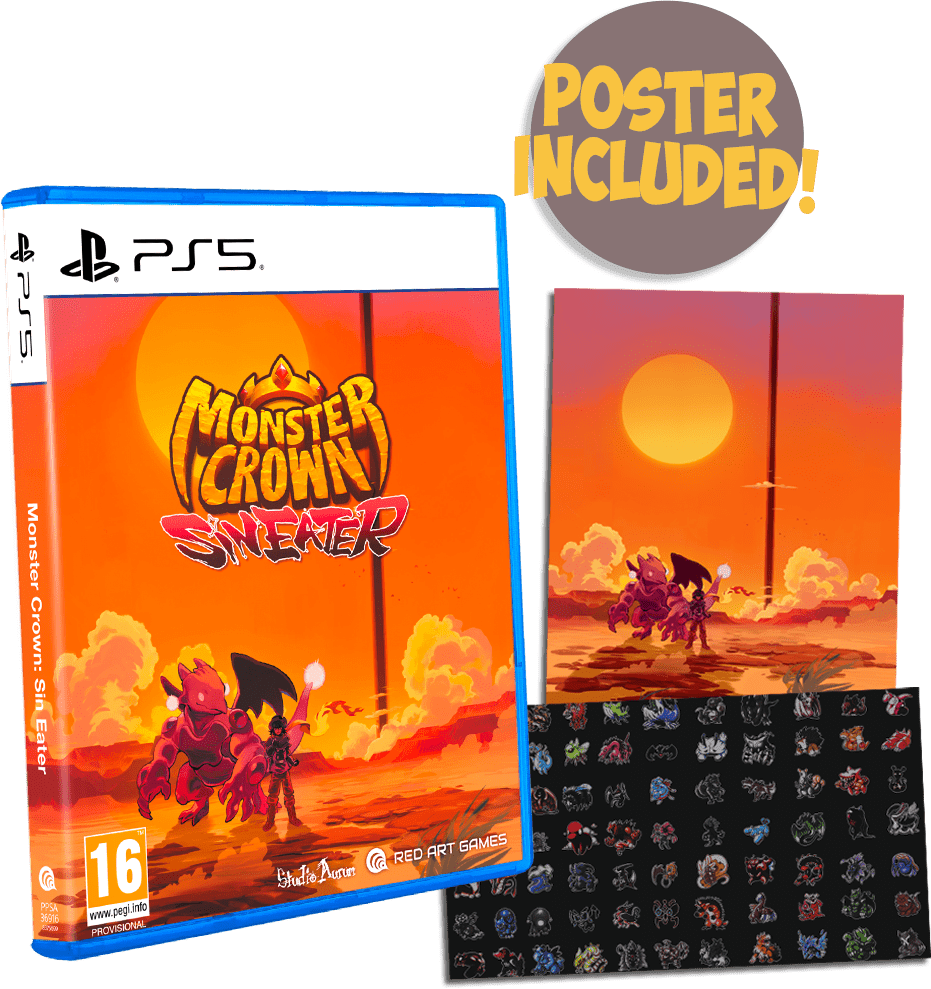 Monster Crown Sin Eater PS5 - Jeux Vidéo Physique - Red Art Games - Shop Just for Games