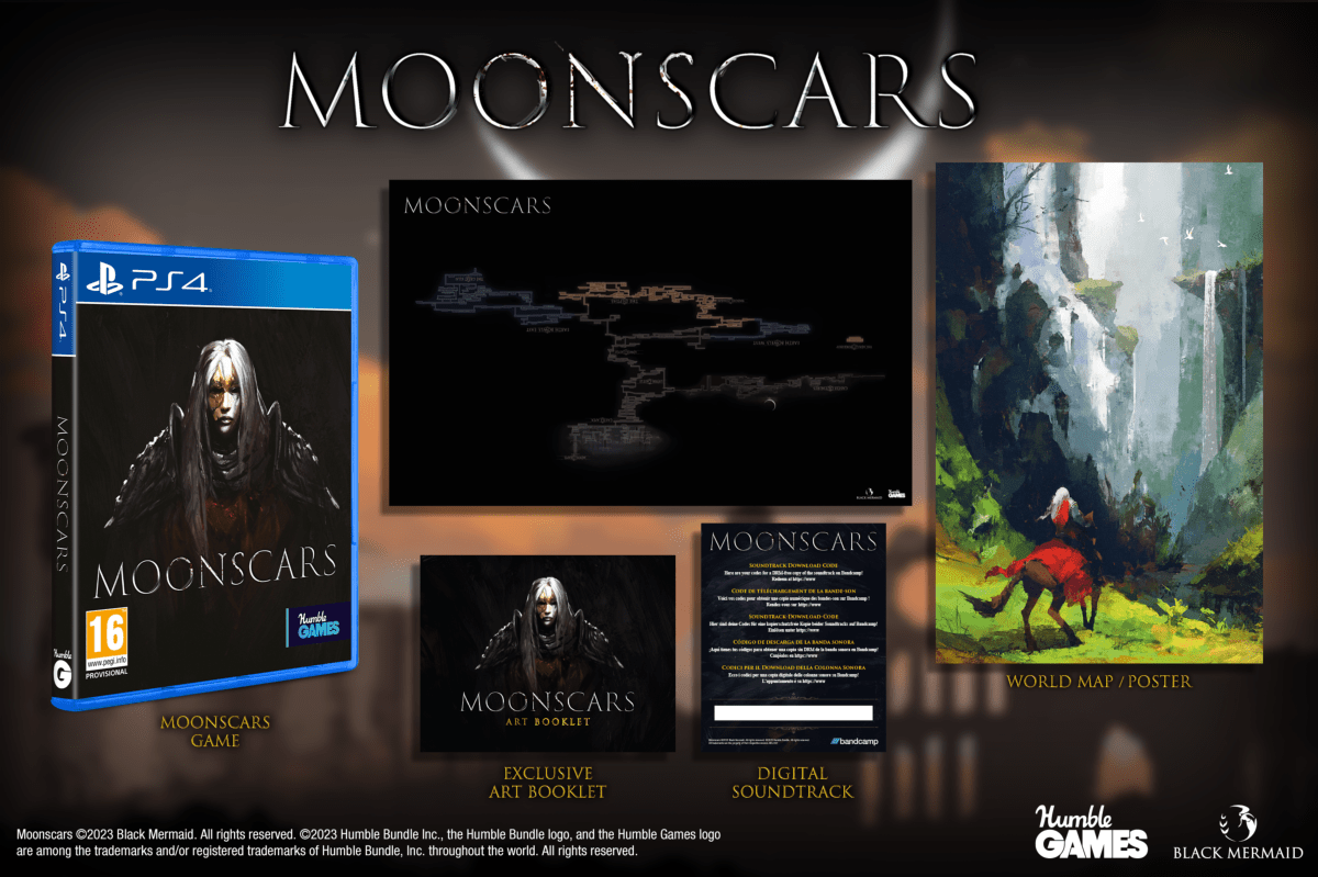 Moonscars PS4 - Jeux Vidéo Physique - Humble Games - Shop Just for Games