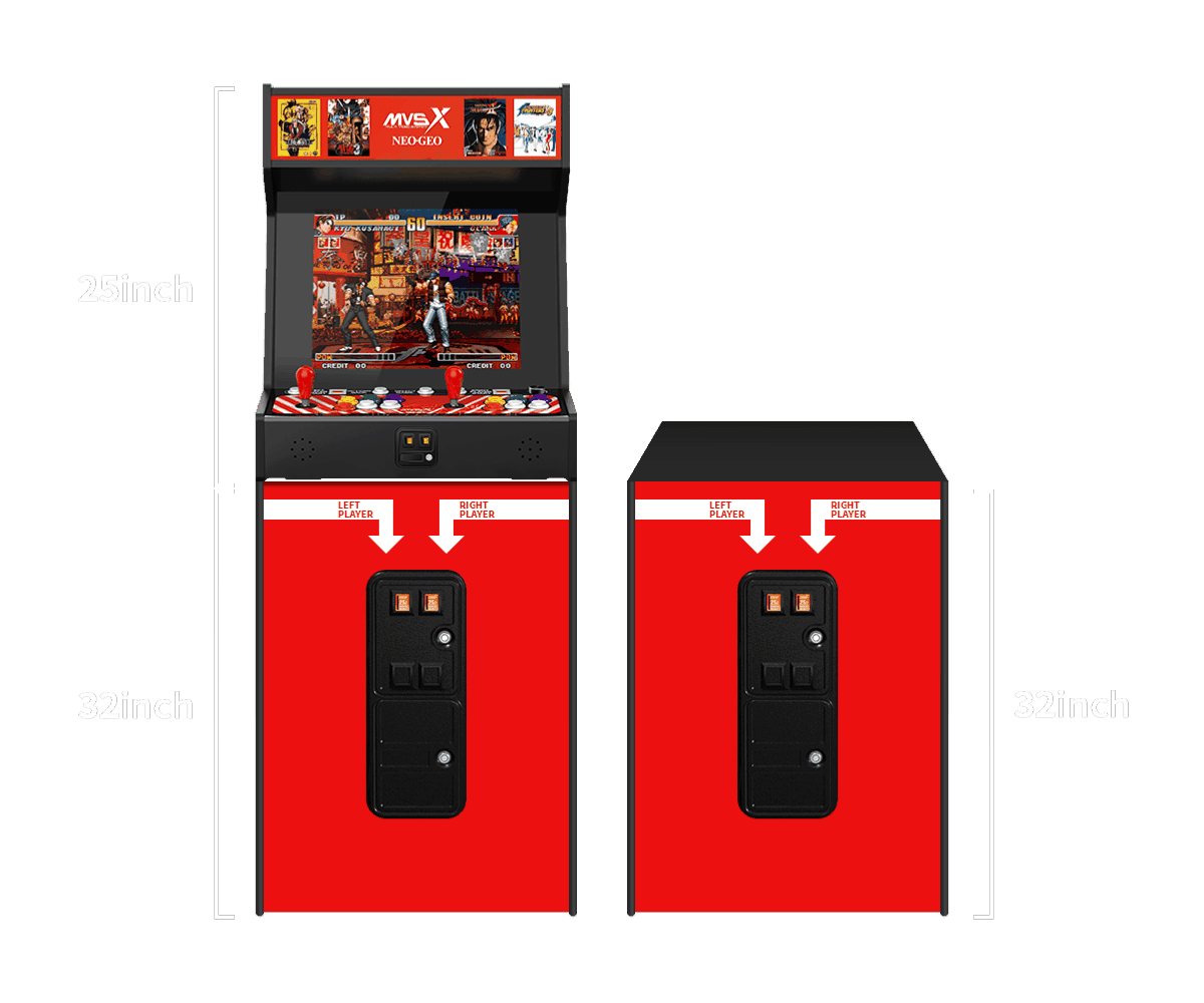SNK NEO GEO MVSX BASE Pour Bartop - Accessoires - SNK - Shop Just for Games