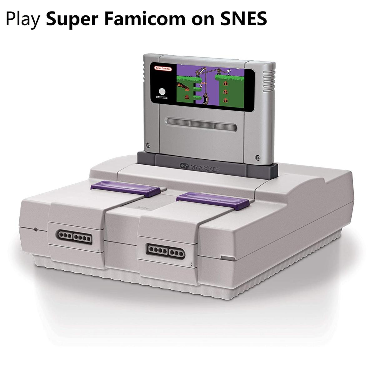 My Arcade - Adaptateur de cartouche super NES - Gris - Accessoires - My Arcade - Shop Just for Games
