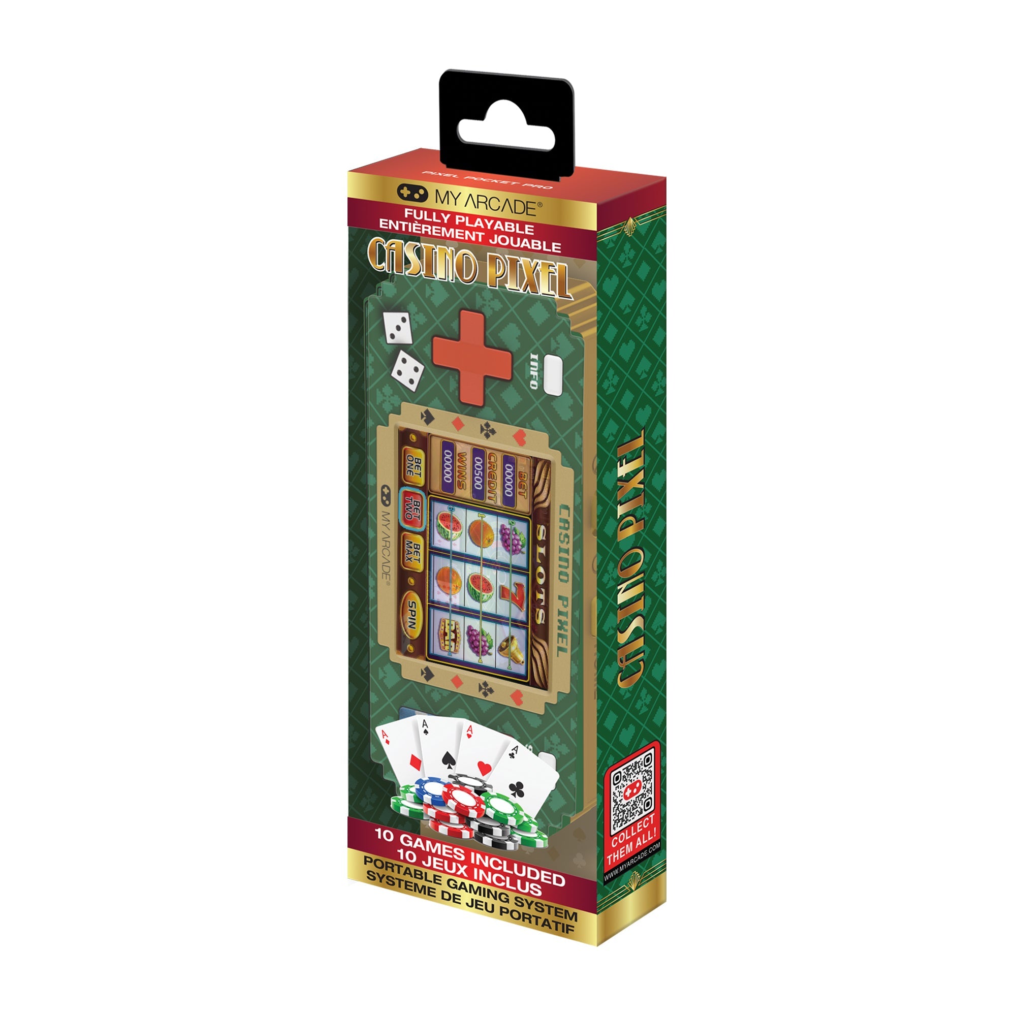 My Arcade Casino Pixel Portable - Console portable - My Arcade - Shop Just for Games