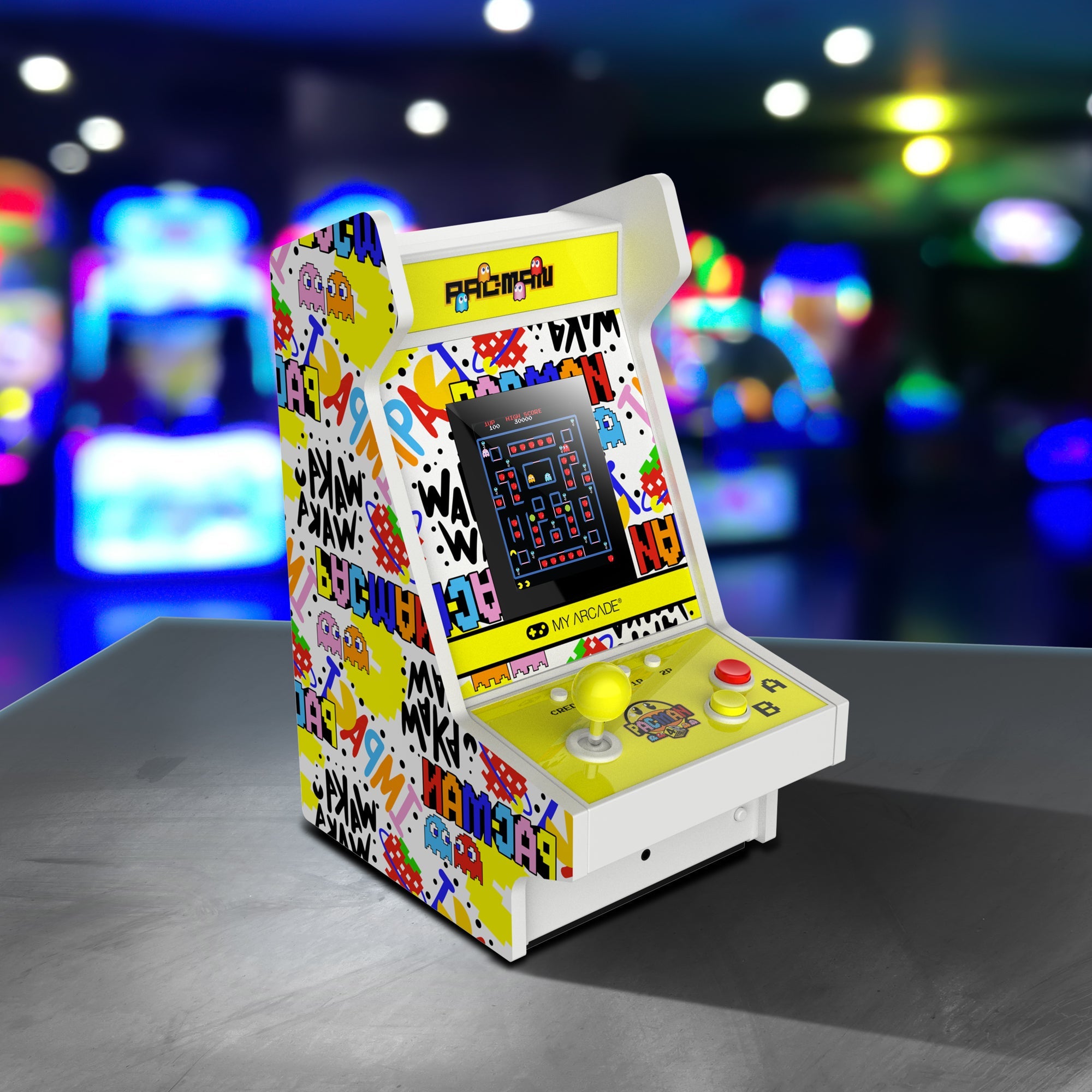 My Arcade - Mighty Player Pac - Man 45th Anniversary - Console portable - My Arcade - Shop Just for Games