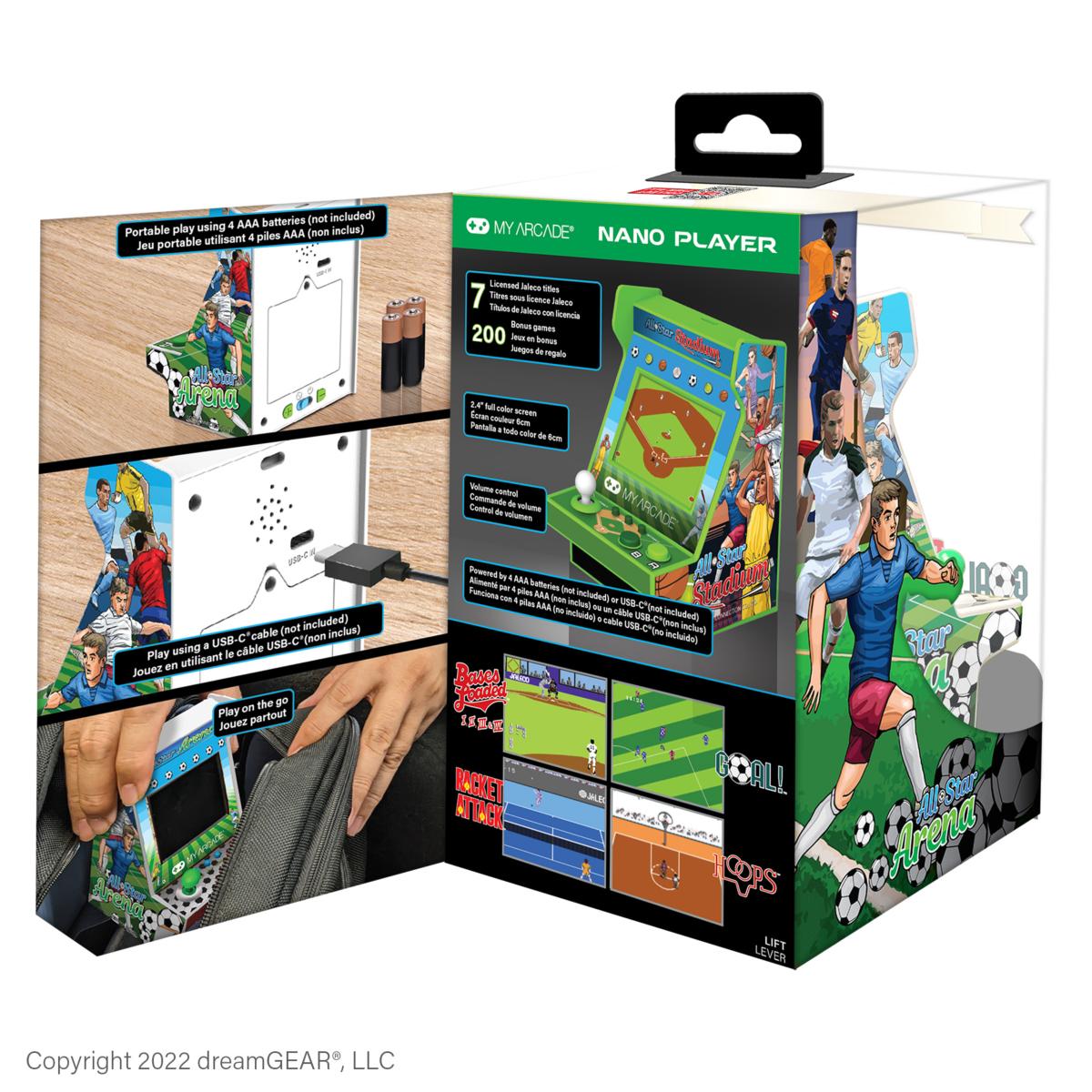 My Arcade - Nano Player All - Star Arena (207 Games in 1) - Console portable - My Arcade - Shop Just for Games