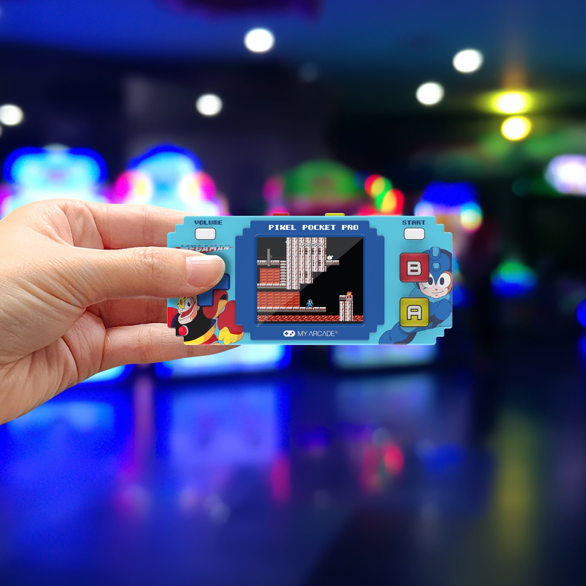 My Arcade Pixel Pocket Pro Mega Man - Console portable - My Arcade - Shop Just for Games