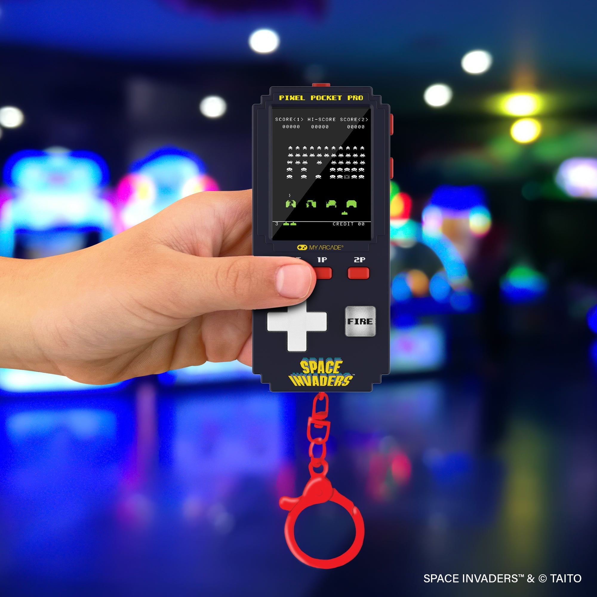 My Arcade Pixel Pocket Pro Space Invaders - Console portable - My Arcade - Shop Just for Games
