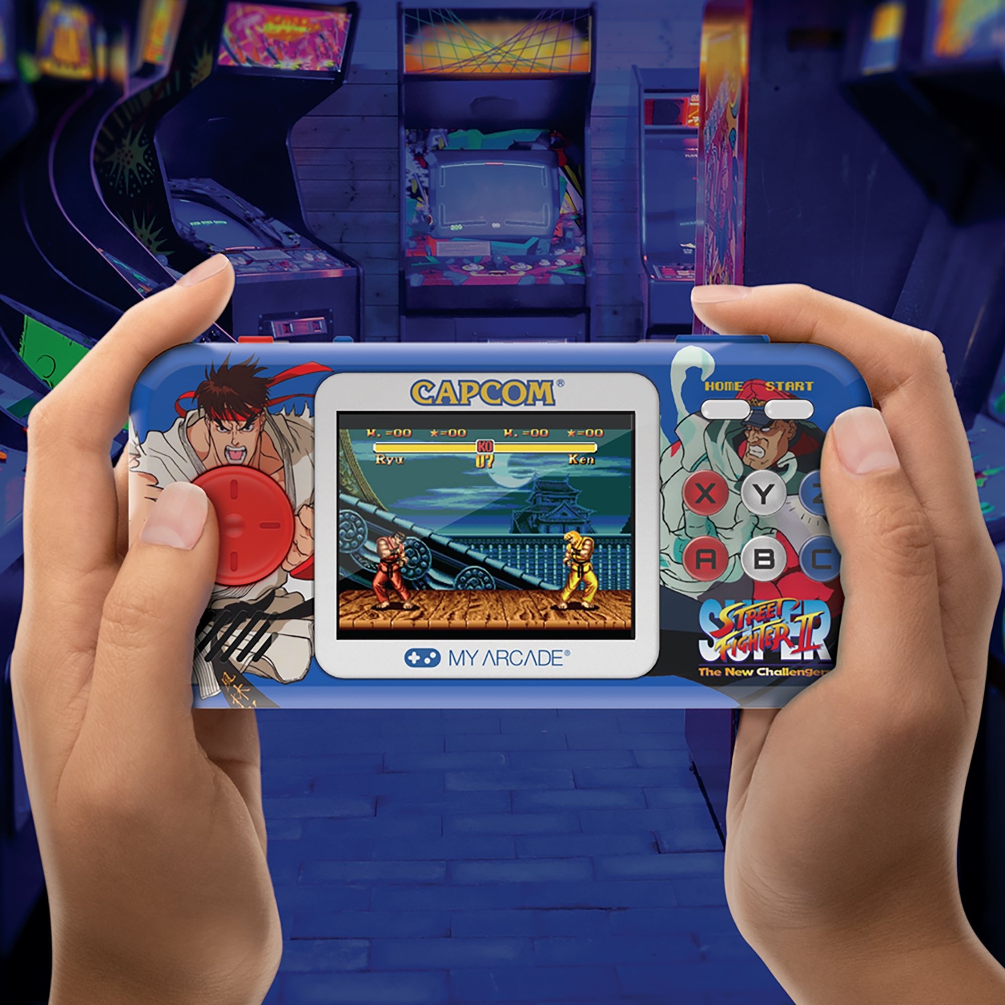 My Arcade - Pocket Player Super Street Fighter II + Etui de transport - Console portable - My Arcade - Shop Just for Games