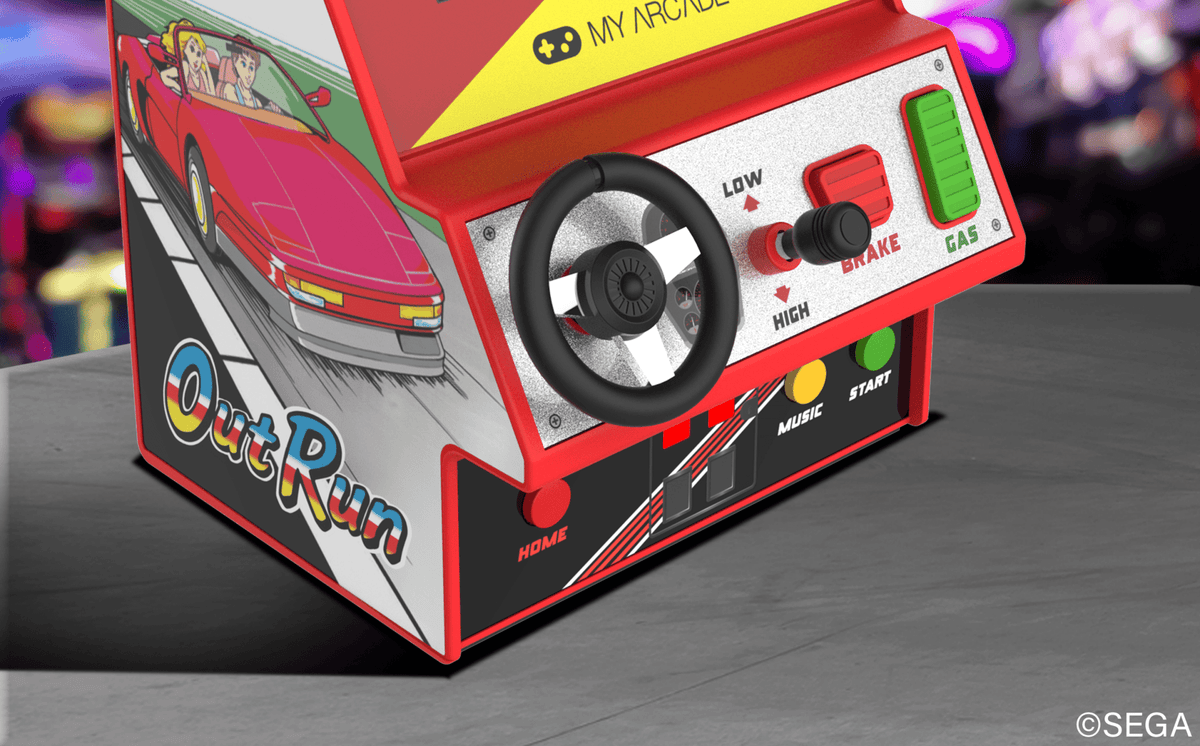 My Arcade Racing Player Out Run Portable Retro Arcade - Console portable - My Arcade - Shop Just for Games