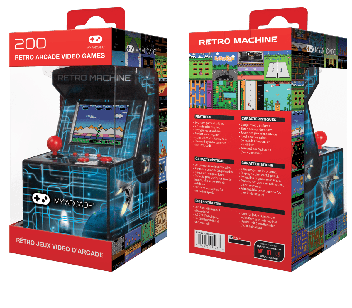My Arcade - Retro Machine (200 games in 1) - Console portable - My Arcade - Shop Just for Games
