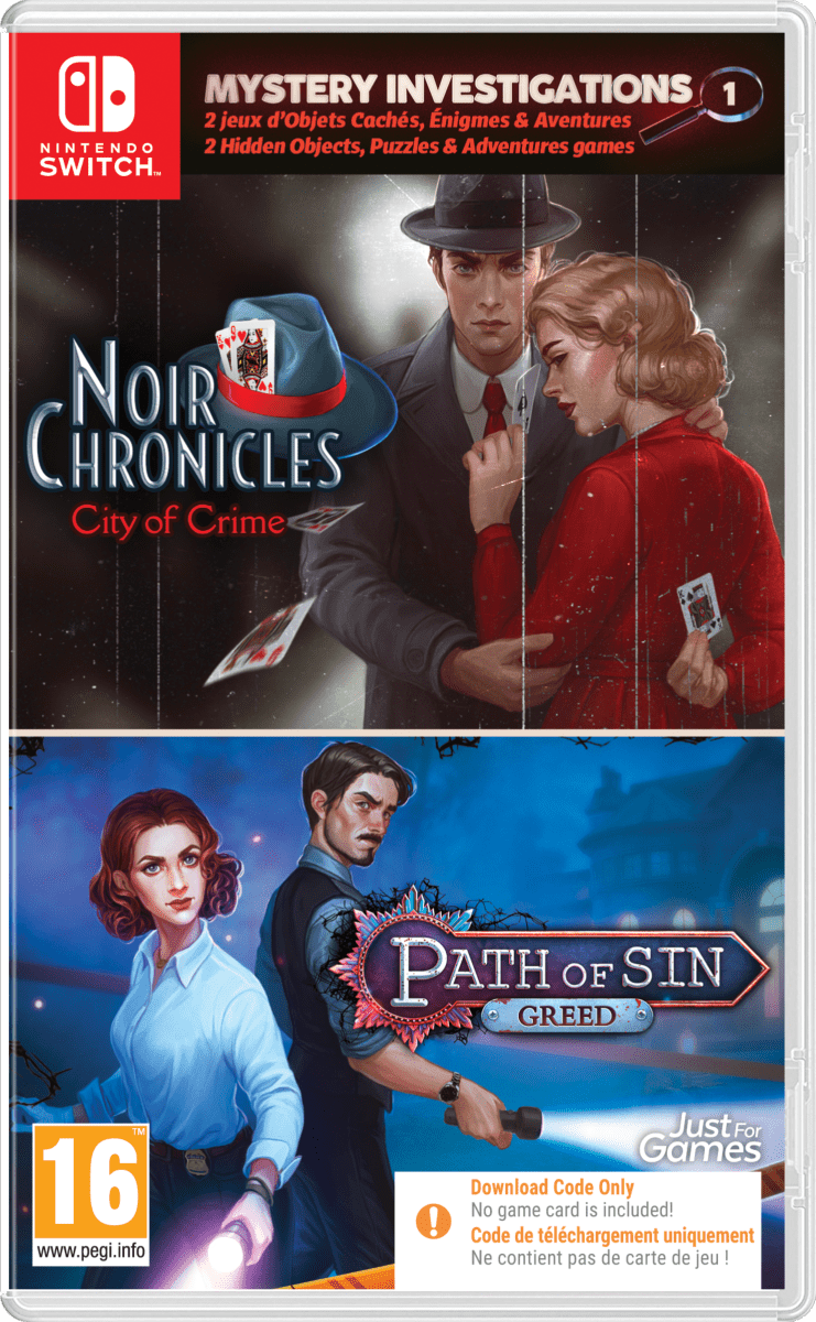 Mystery Investigations Nintendo SWITCH (Code de téléchargement) - Jeux Vidéo Code de Téléchargement - Just For Games - Shop Just for Games