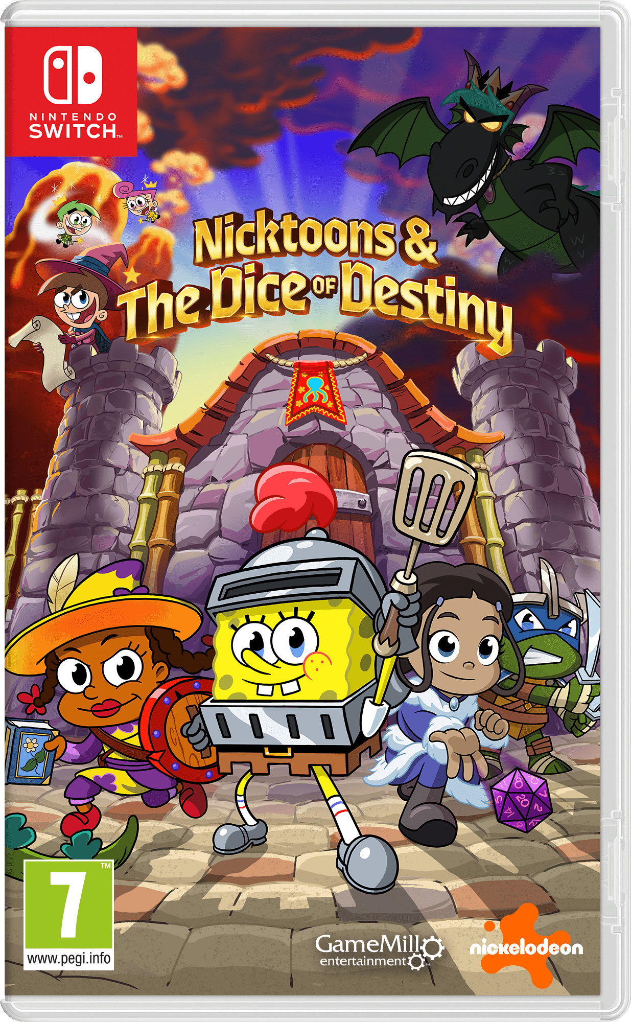 NickToons and the Dice of Destiny Nintendo Switch - Jeux Vidéo Physique - GAMEMILL - Shop Just for Games