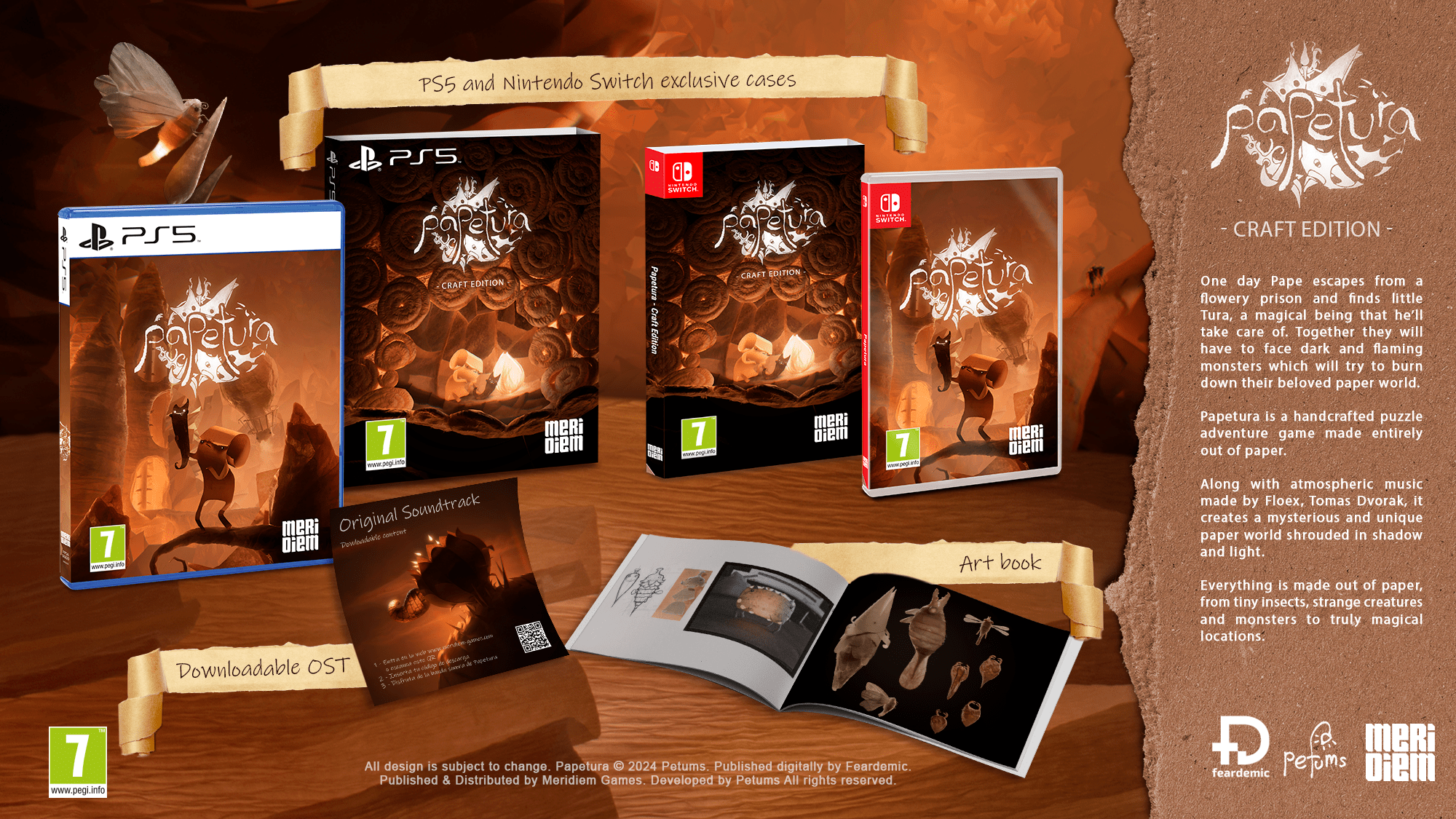 Papetura Craft Edition PS5 - Jeux Vidéo Physique - Meridiem - Shop Just for Games