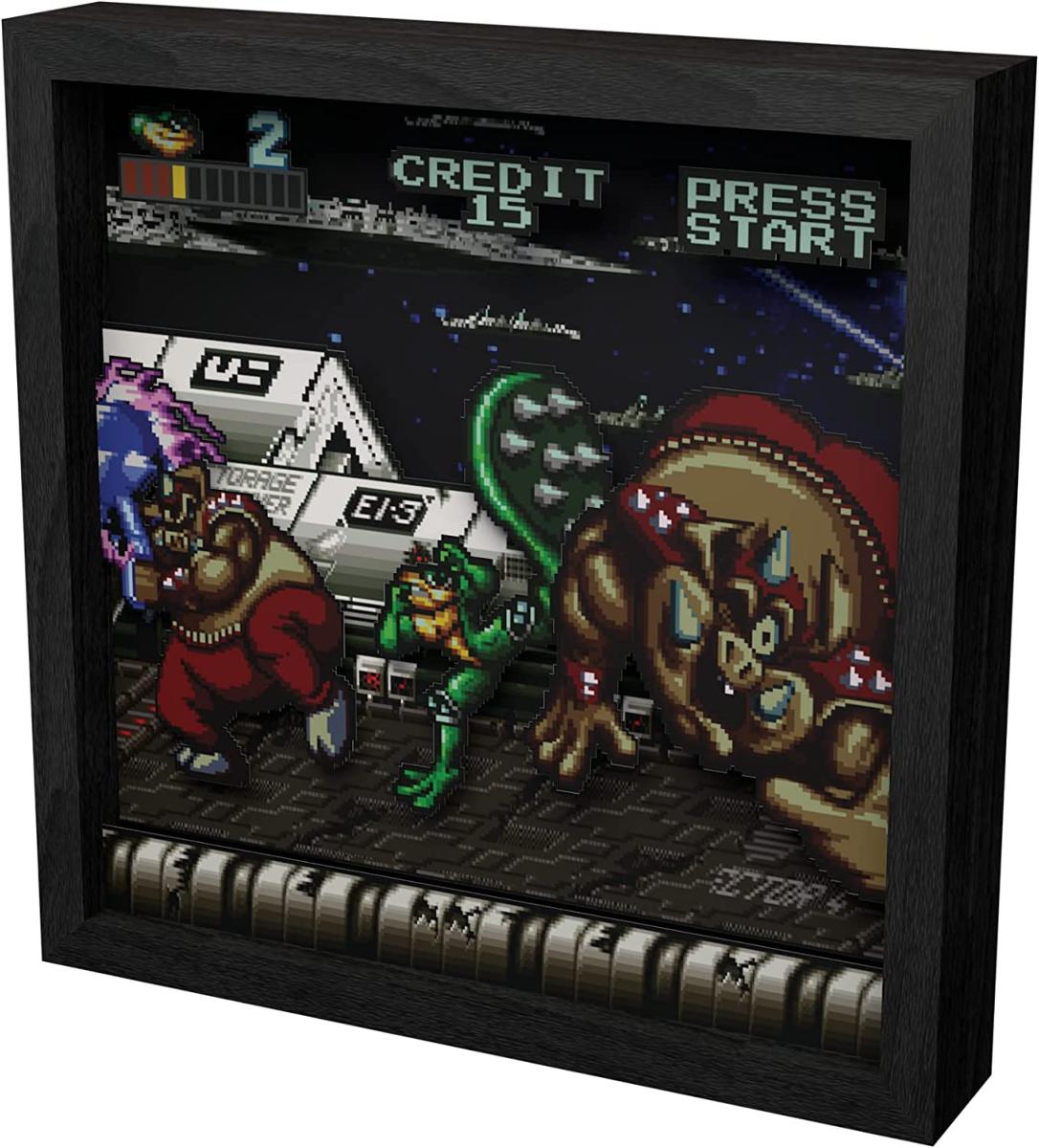Pixel Frames - Battletoads Big Bad Boot - 23x23 cm - Pixel Frames - Level Up Labs - Shop Just for Games