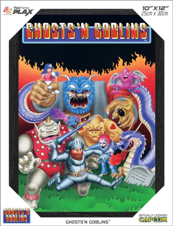 Pixel Frames Plax Ghost 'N Goblins - Lenticular Frame - Pixel Frames - Level Up Labs - Shop Just for Games