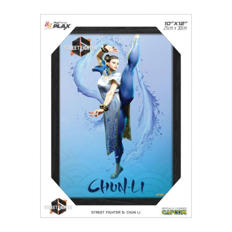 Pixel Frames Plax - Street Fighter 6 - Chun Li - Pixel Frames - Level Up Labs - Shop Just for Games