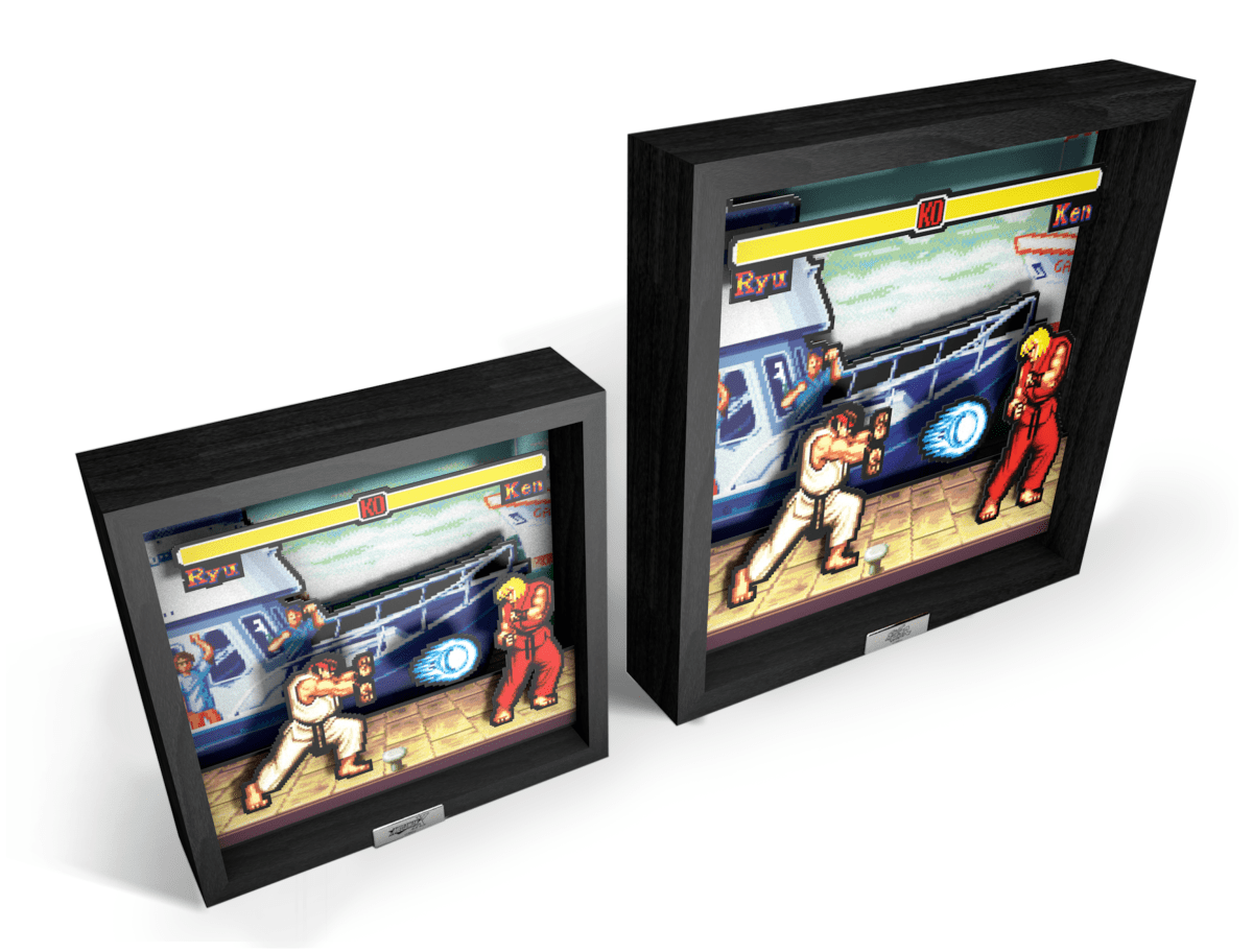 Pixel Frames Street Fighter Boat - Taille L 23x23cm - Pixel Frames - Level Up Labs - Shop Just for Games
