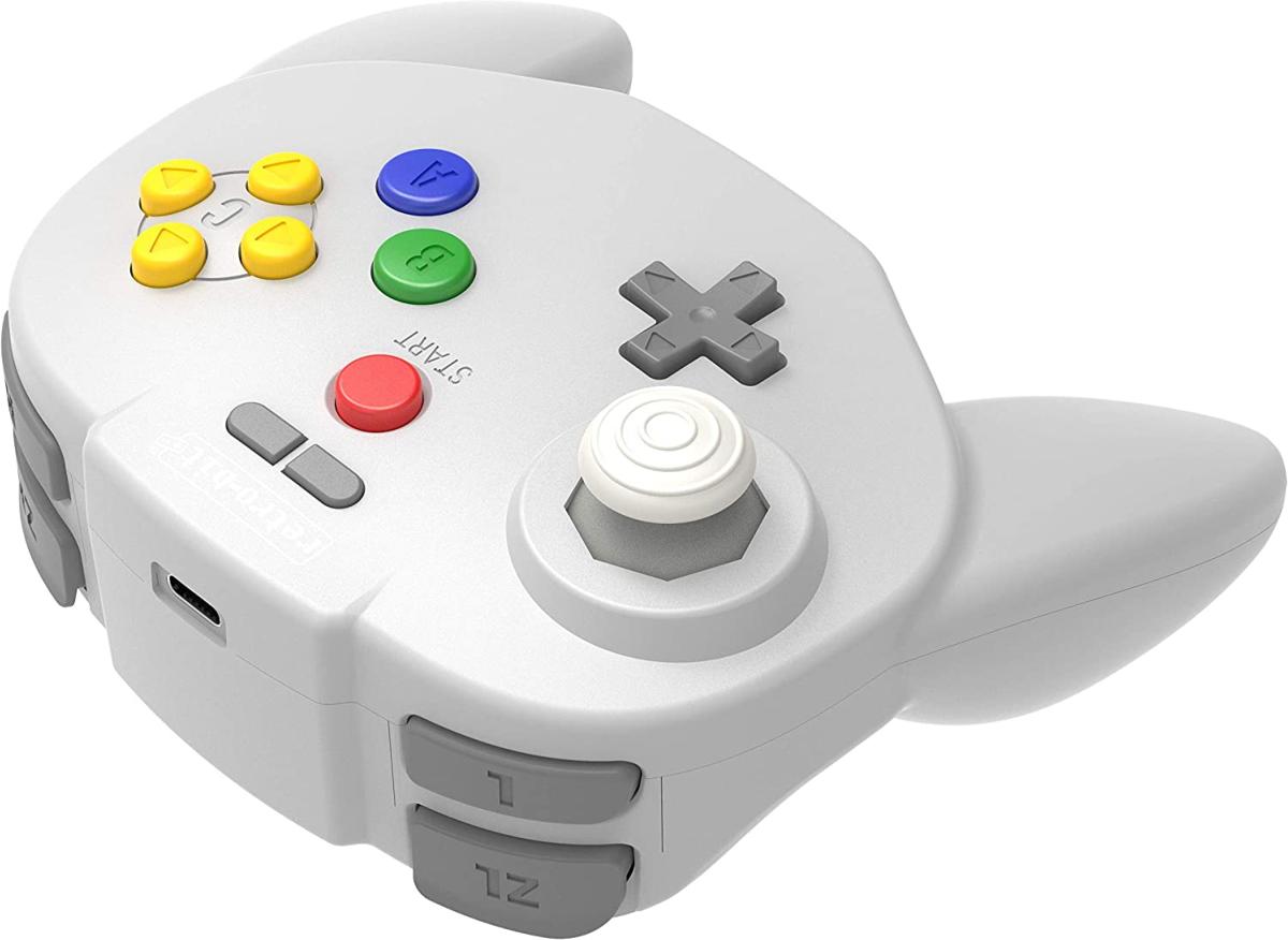 Retro - Bit Tribute 64 2.4GHz Manette sans Fil pour Nintendo 64/Switch/PC/Mac Gris - Manettes - retro - bit - Shop Just for Games