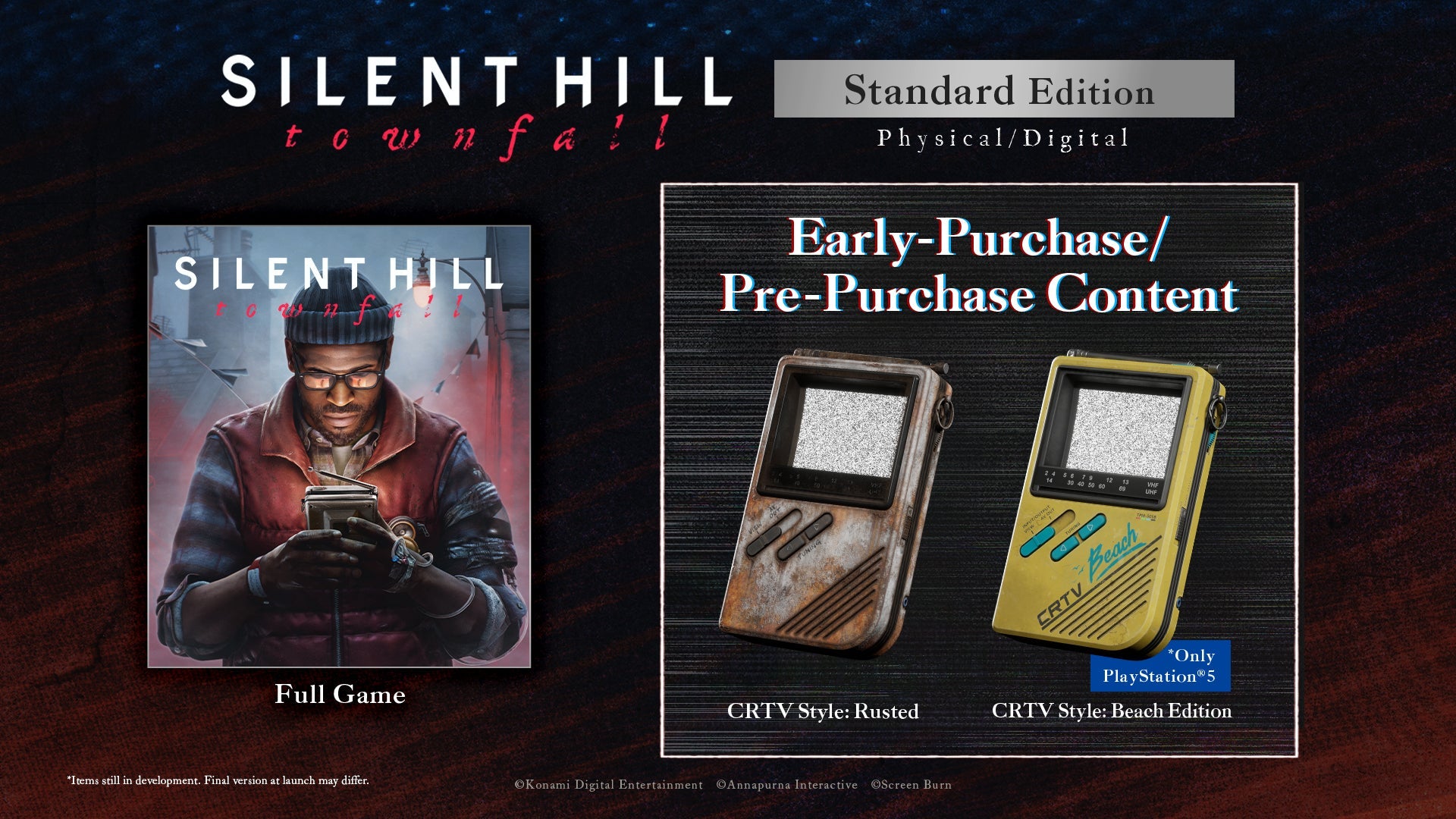 Silent Hill Townfall Day One Edition - Jeux Vidéo Physique - Konami - Shop Just for Games