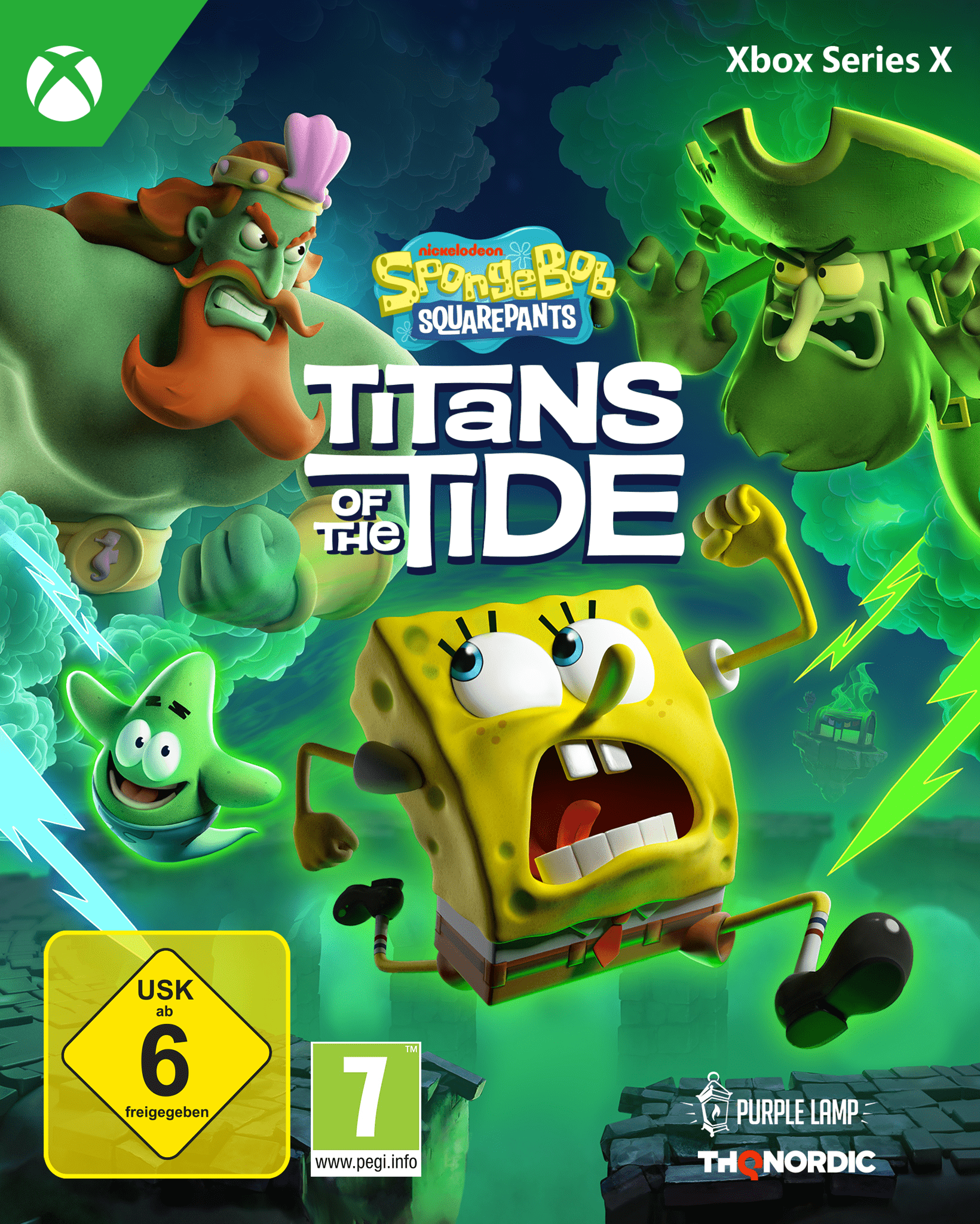 SpongeBob Titans of the Tide Xbox Series X - Jeux Vidéo Physique - THQ NORDIC GAMES - Shop Just for Games