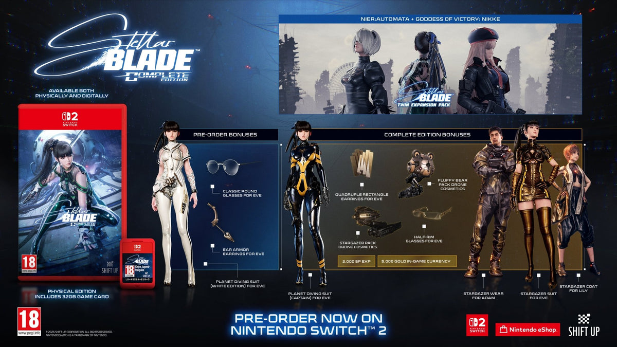 Stellar Blade Complete Steelbook Edition Switch 2 - Jeux Vidéo Physique - UIE - Shop Just for Games
