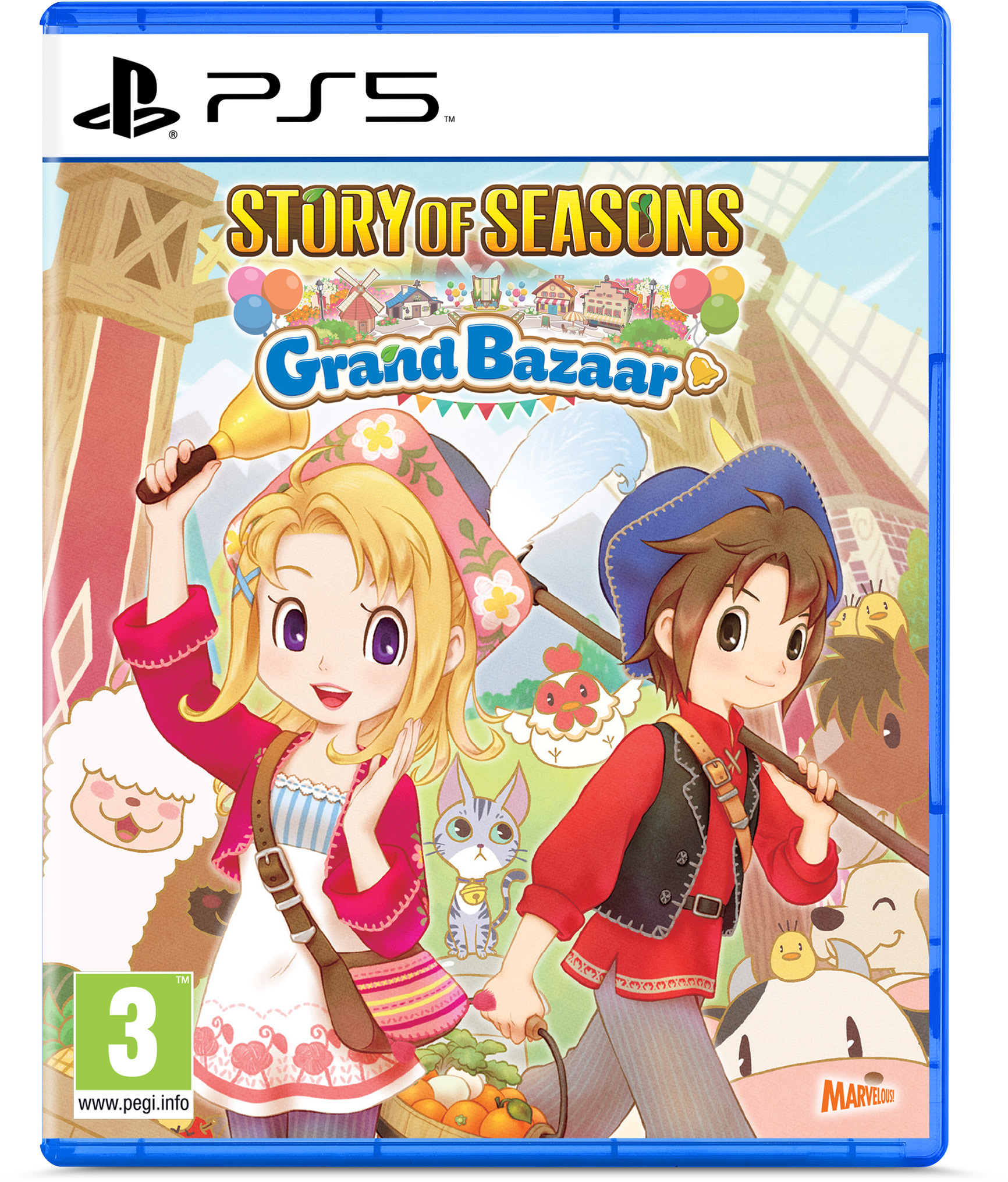 Story Of Seasons: Grand Bazaar PS5 - Jeux Vidéo Physique - MARVELOUS - Shop Just for Games