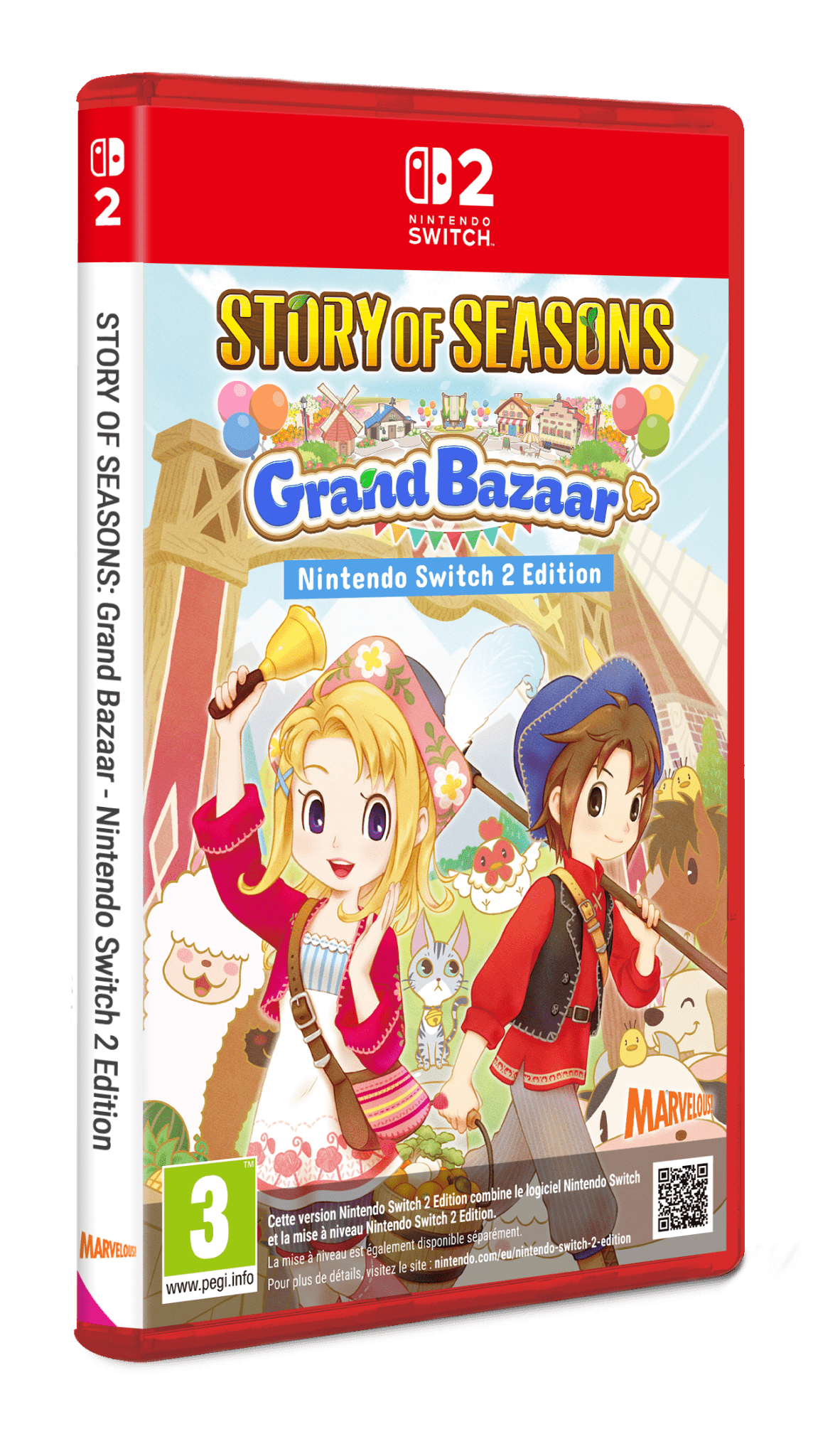 Story Of Seasons: Grand Bazaar SWITCH 2 - Jeux Vidéo Physique - MARVELOUS - Shop Just for Games