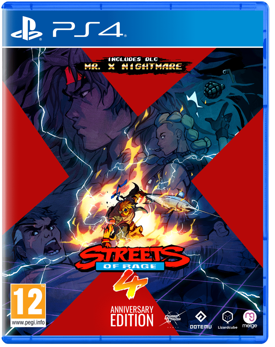 Streets of Rage 4 Anniversary Edition PS4 - Jeux Vidéo Physique - MERGE - Shop Just for Games