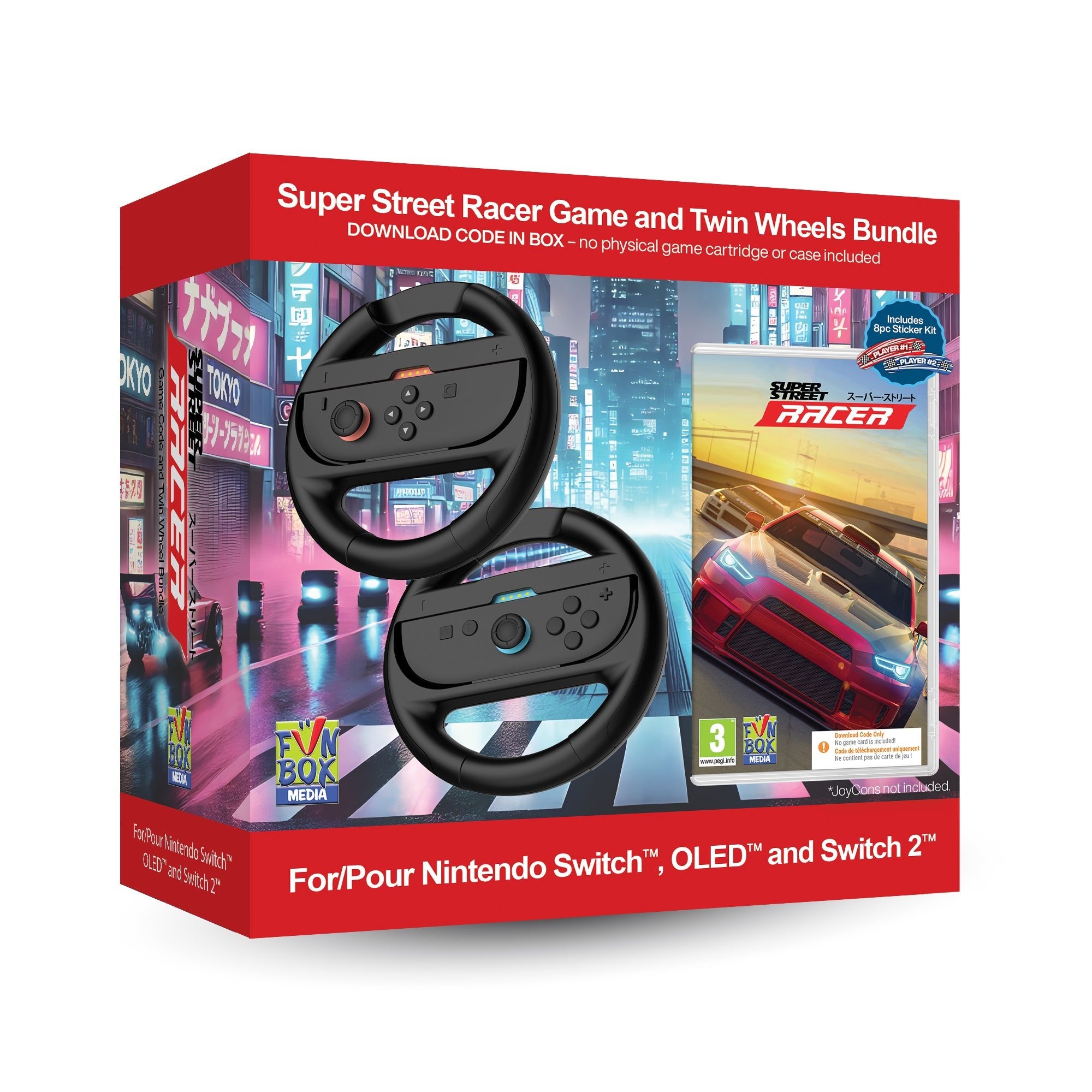 Super Street: Racer Bundle Nintendo Switch - Accessoires - Funbox - Shop Just for Games