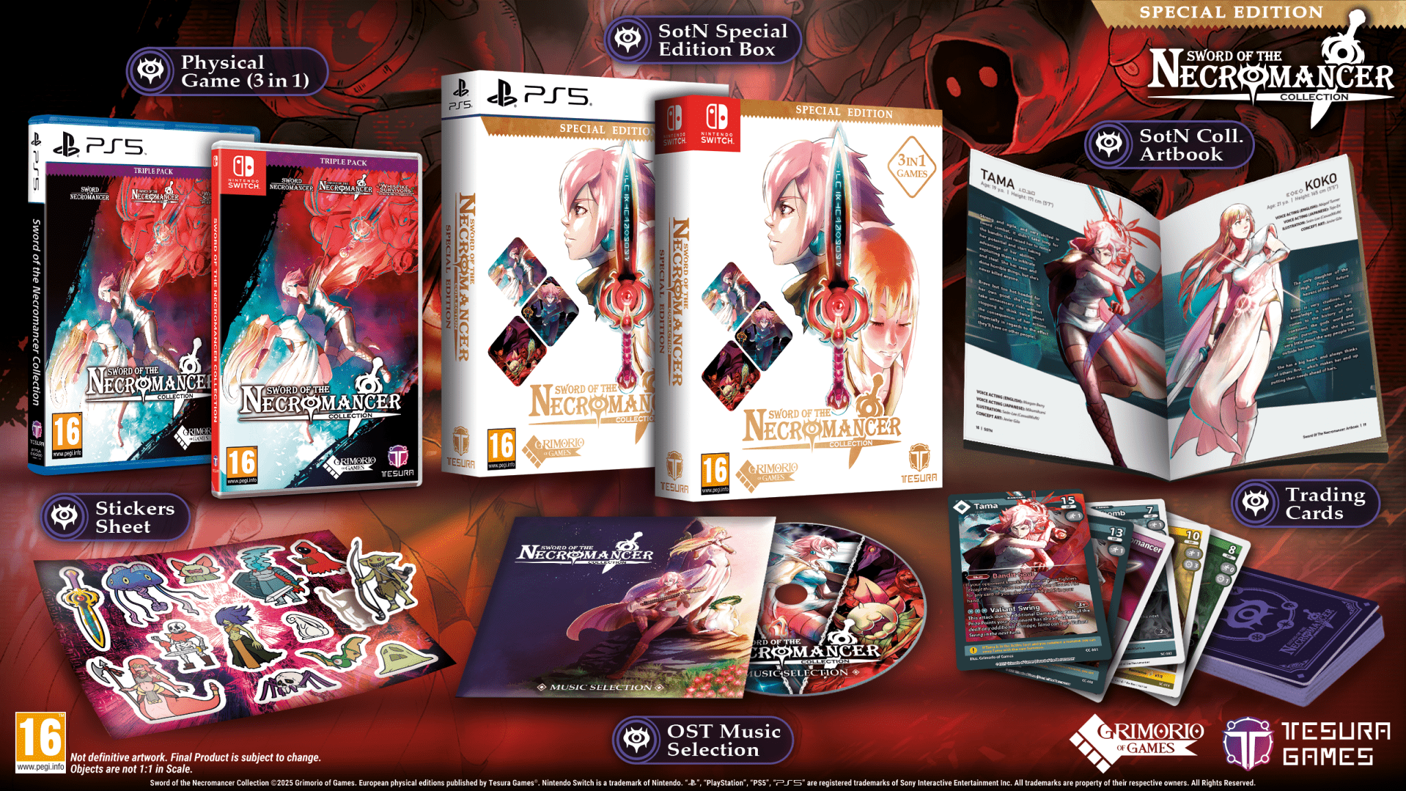 Sword of the Necromancer Collection Special Edition PS5 - Jeux Vidéo Physique - TESURA - Shop Just for Games