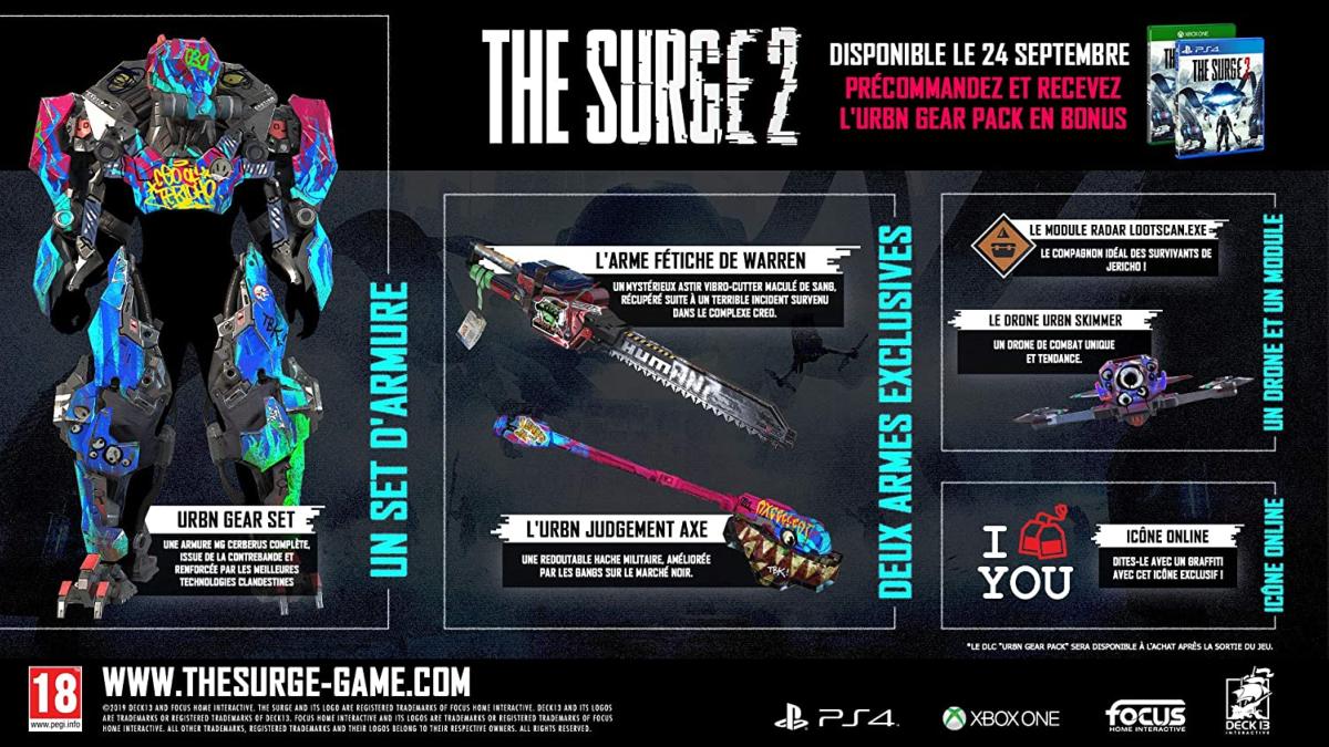 The Surge 2 Xbox One - Jeux Vidéo Physique - Focus - Shop Just for Games